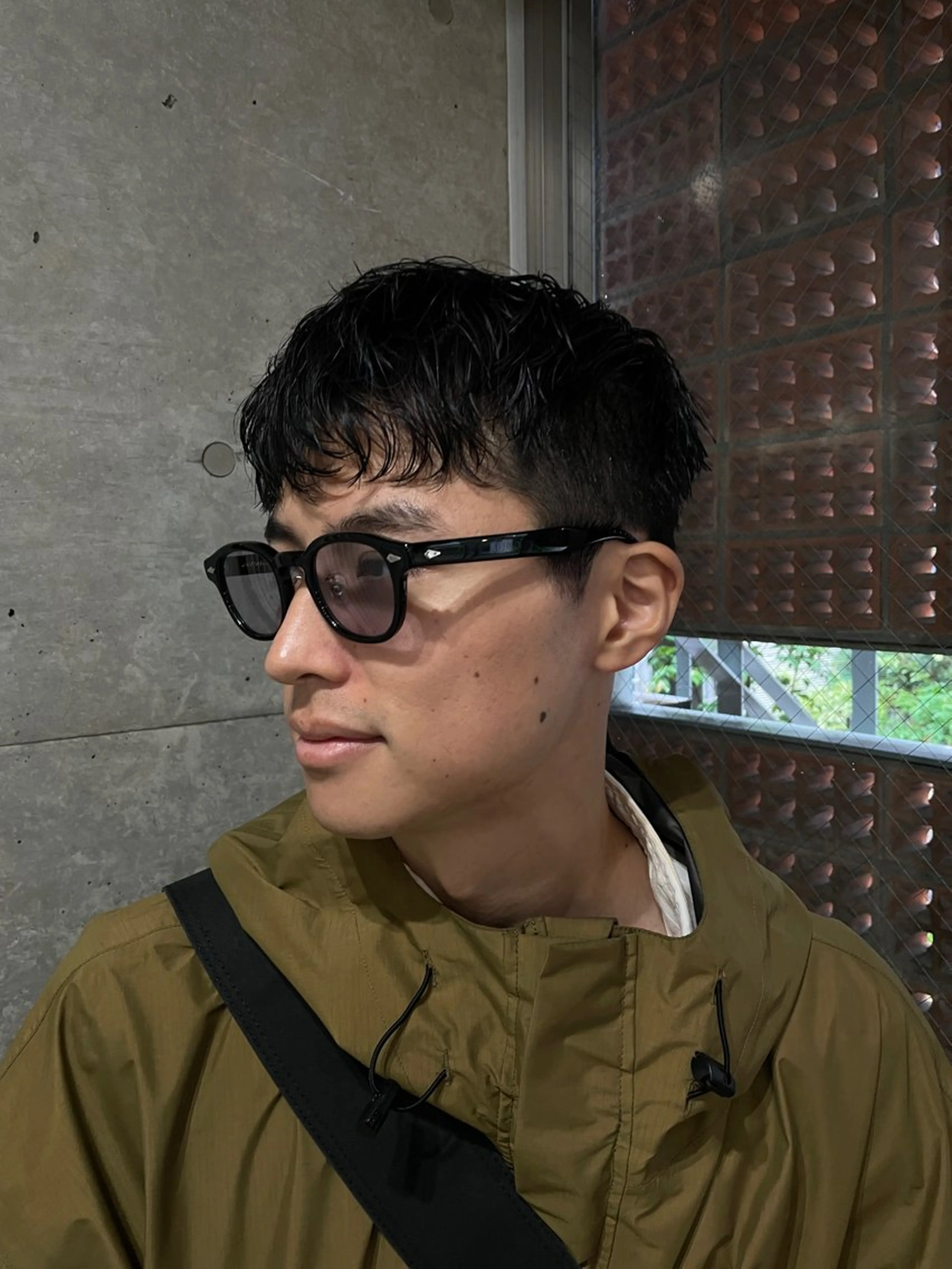 ショート パーマ メンズ カット 吉田一輝 外国人パーマのヘアスタイル