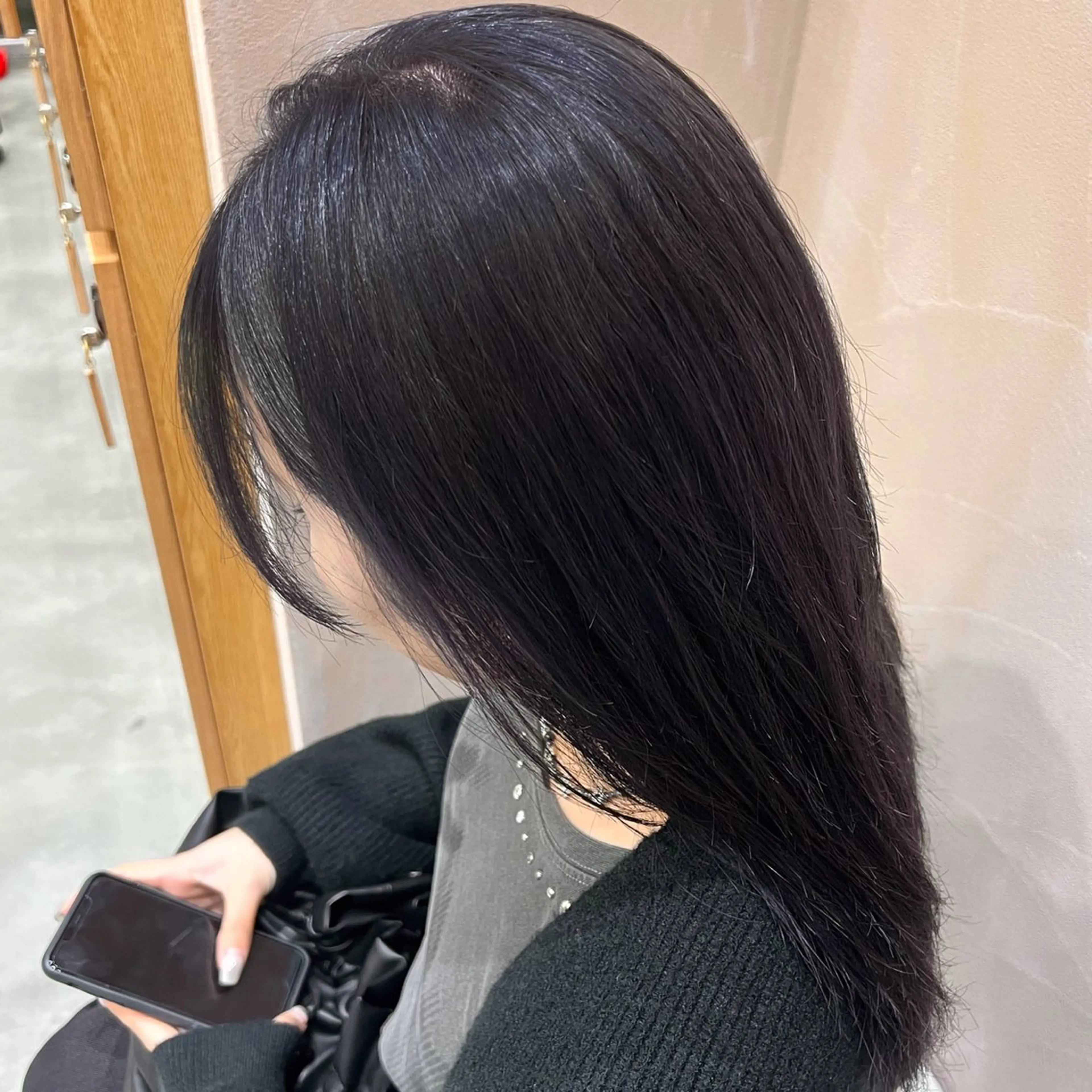 セミロング カラー ブリーチ ブルーカラー ケアブリーチ ケアカラー 透明感カラー 透明感/ベージュ /kazui🐈のヘアスタイル