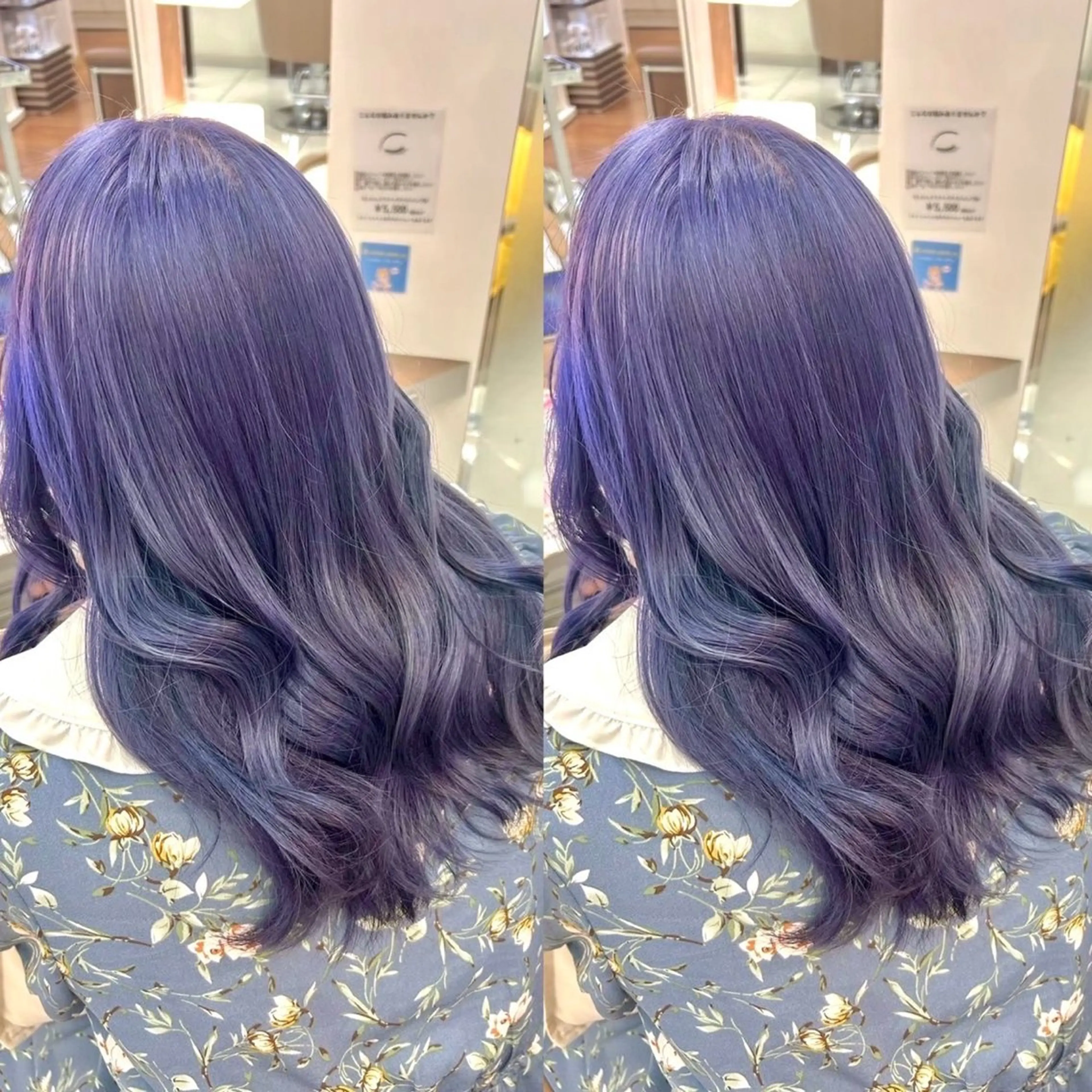 カラー ブリーチ ブルーカラー ケアブリーチ 透明感カラー 髪質改善 ヘアカラー トリートメント ヘアメ🎀推しカラー 🥣横浜/しほ🧸のヘアスタイル