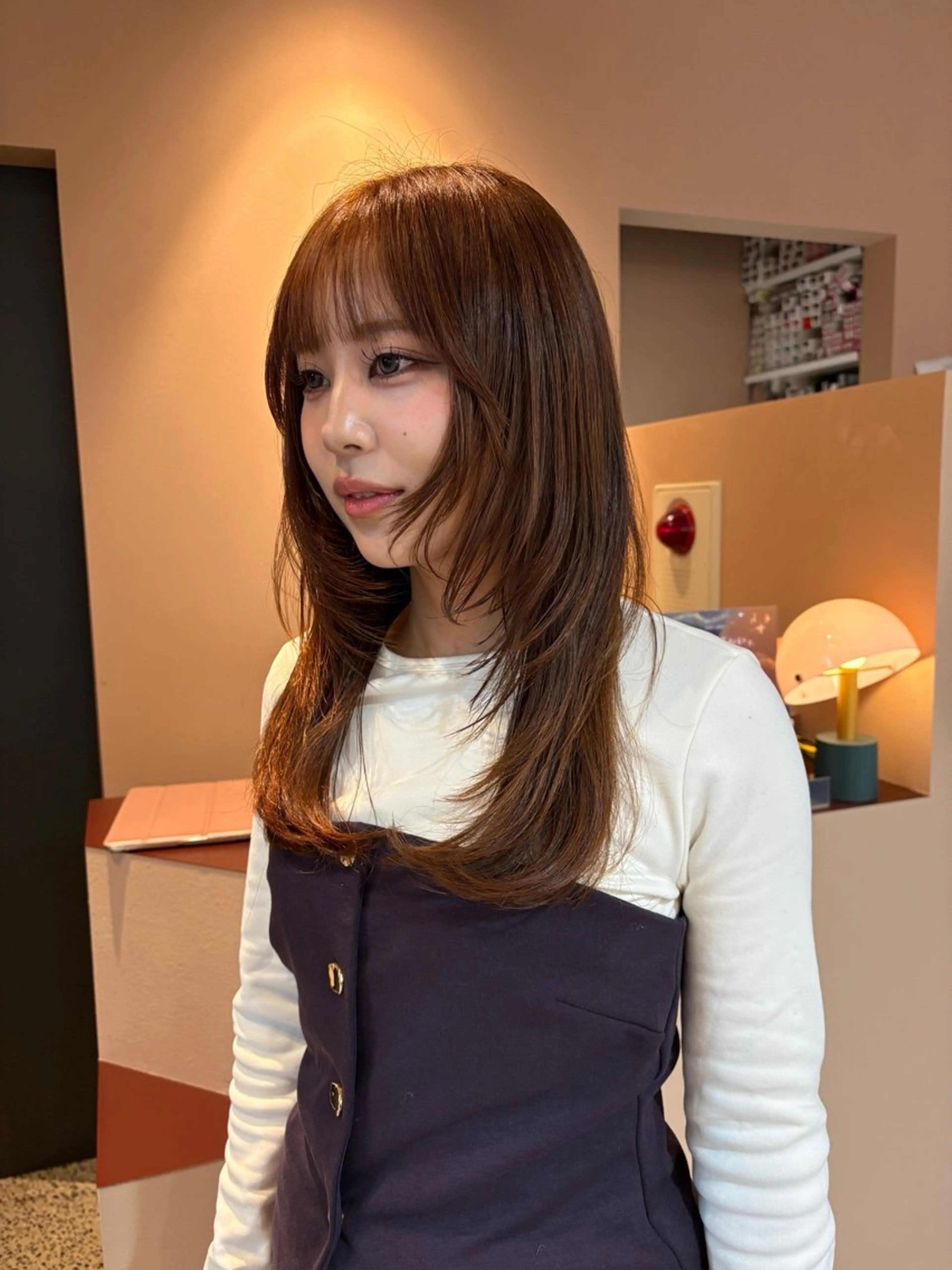 セミロング メンズモデル募集中 YOKE reinaのヘアスタイル