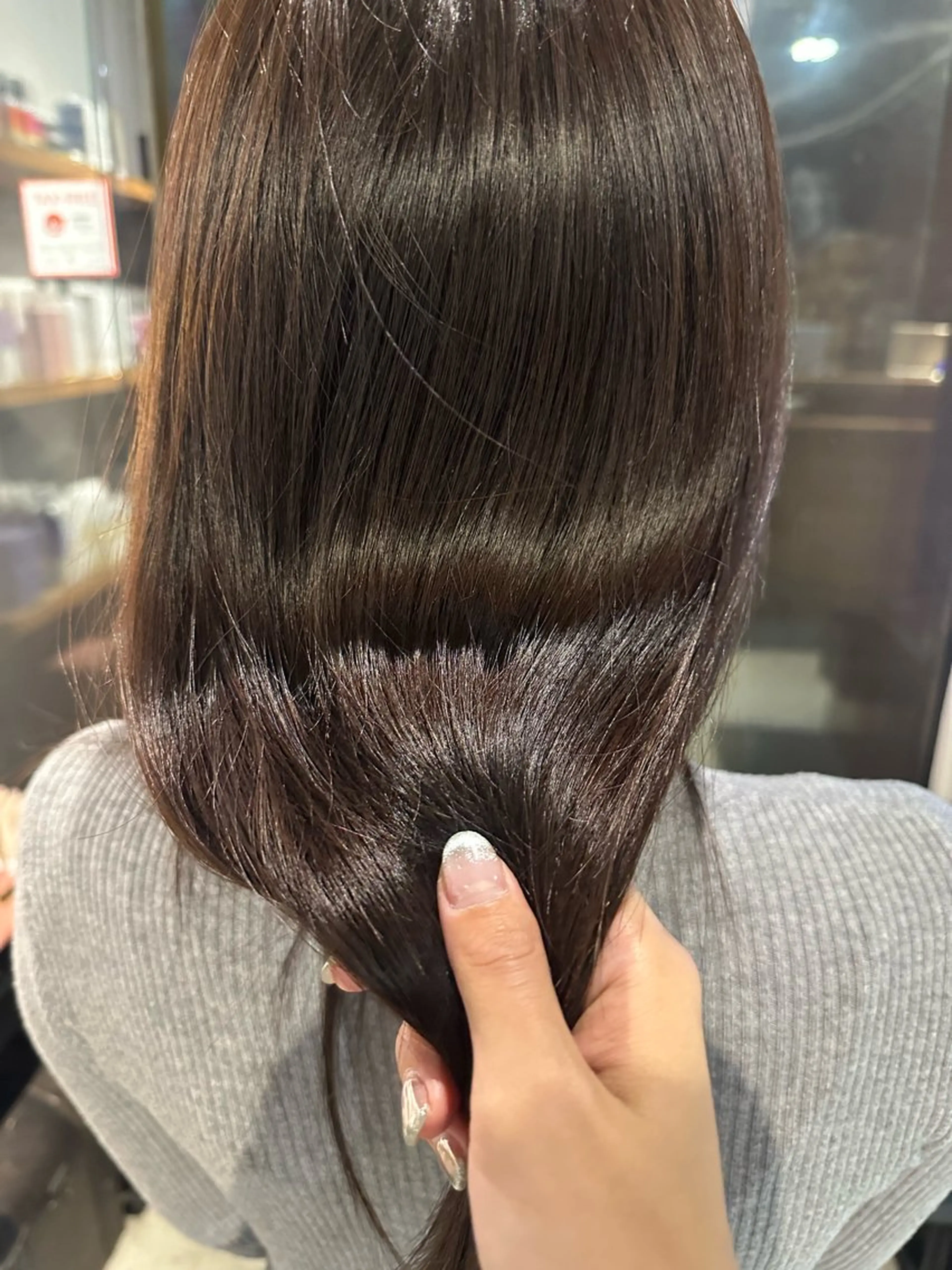 カラー 透明感カラー ラベンダーカラー オレンジ NORA銀座 NATSUMIのヘアスタイル