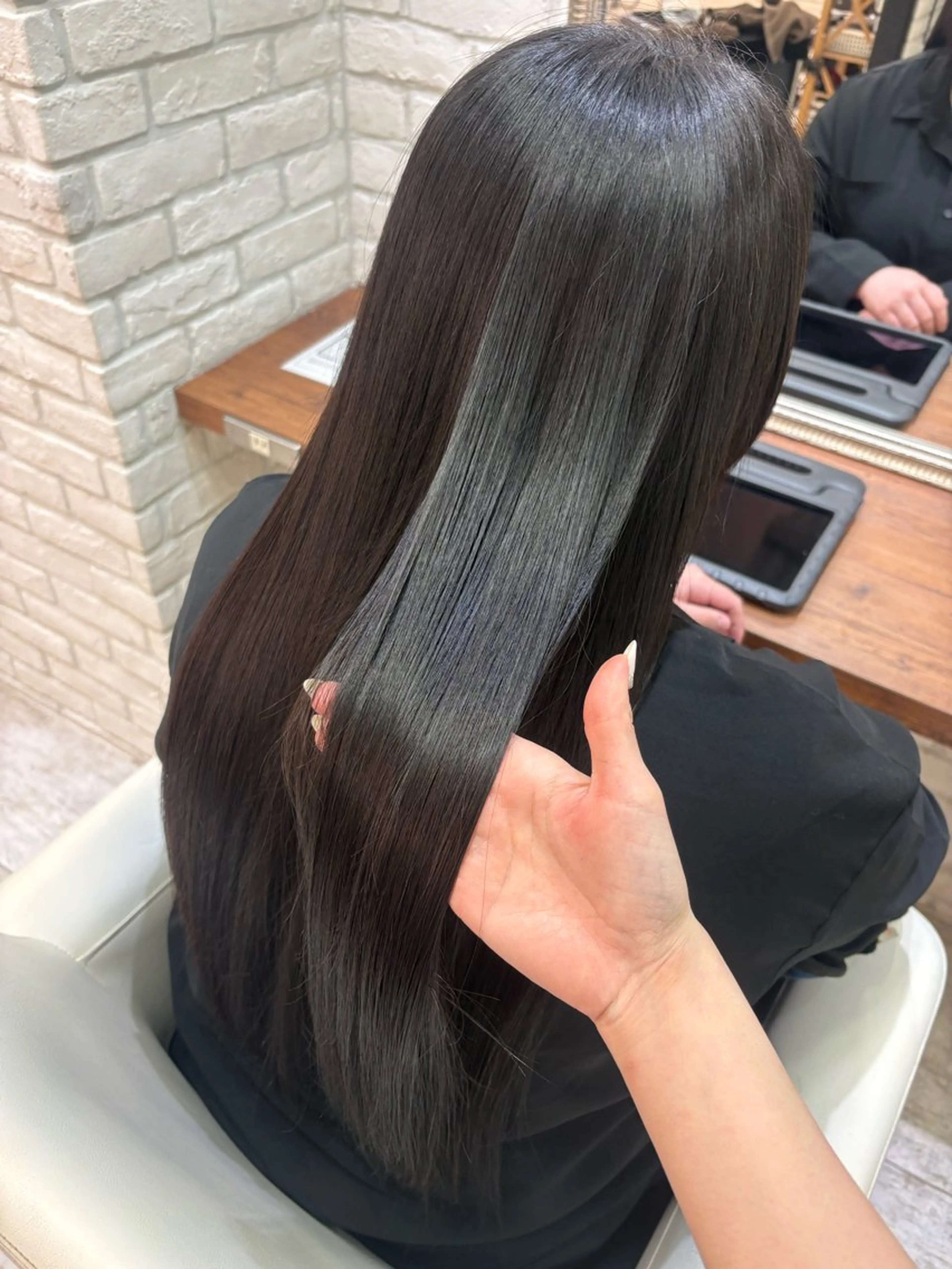 ロング 縮毛０円モデル募集／ ♡nanami♡のヘアスタイル