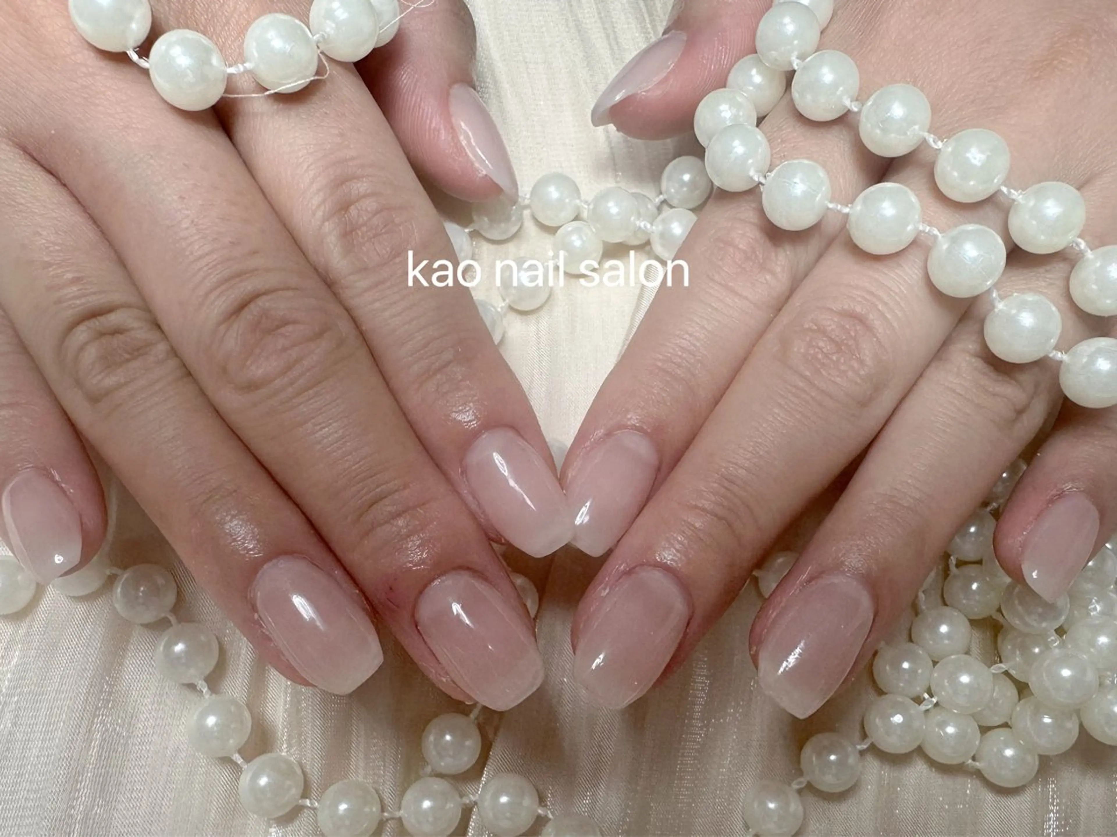 ネイル ハンドネイル kao  パラジェル スカルプ/長さだしのネイルデザイン