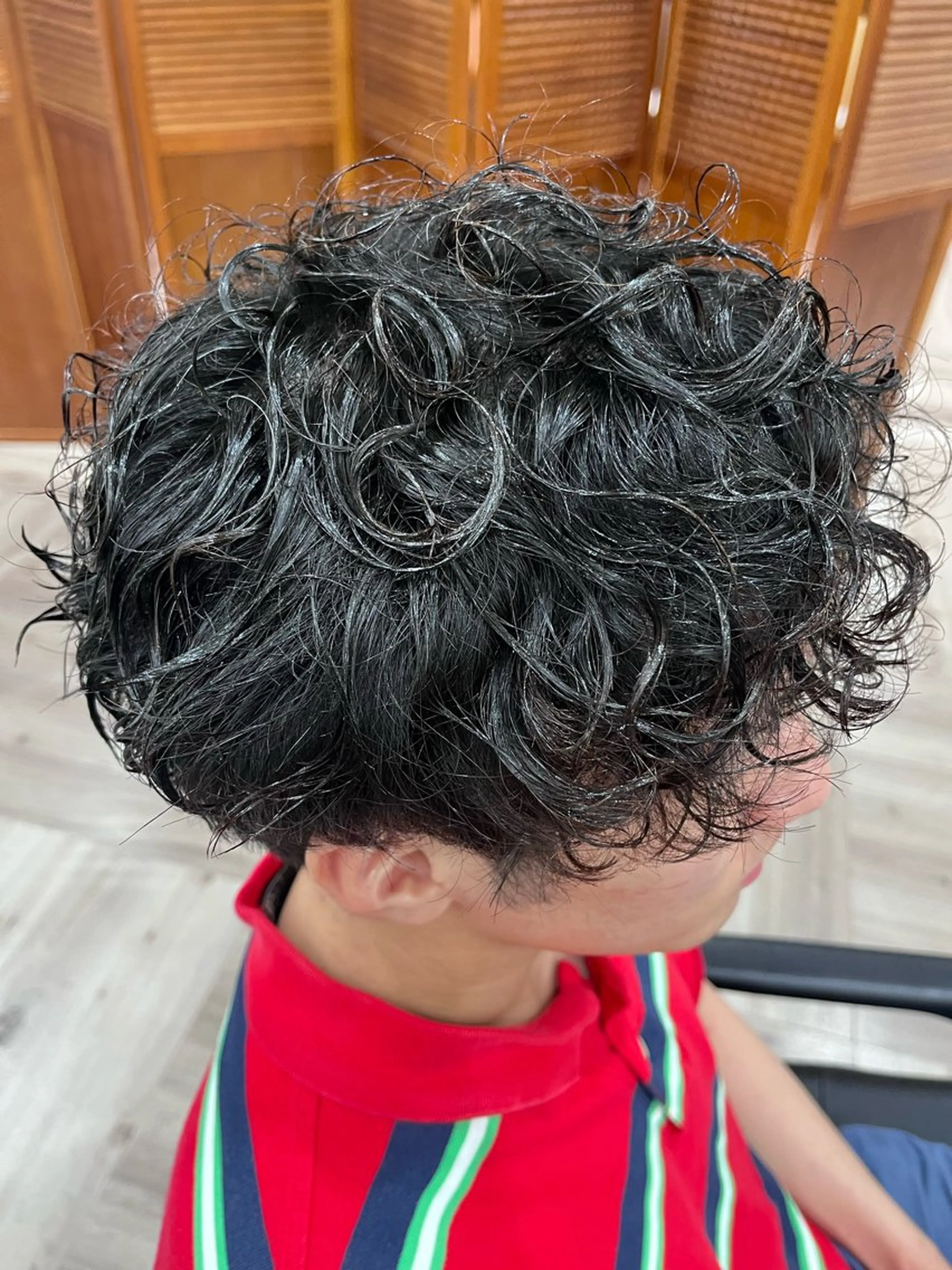 パーマ メンズ Ayumi/艶カラー /レイヤー/ネイルのヘアスタイル