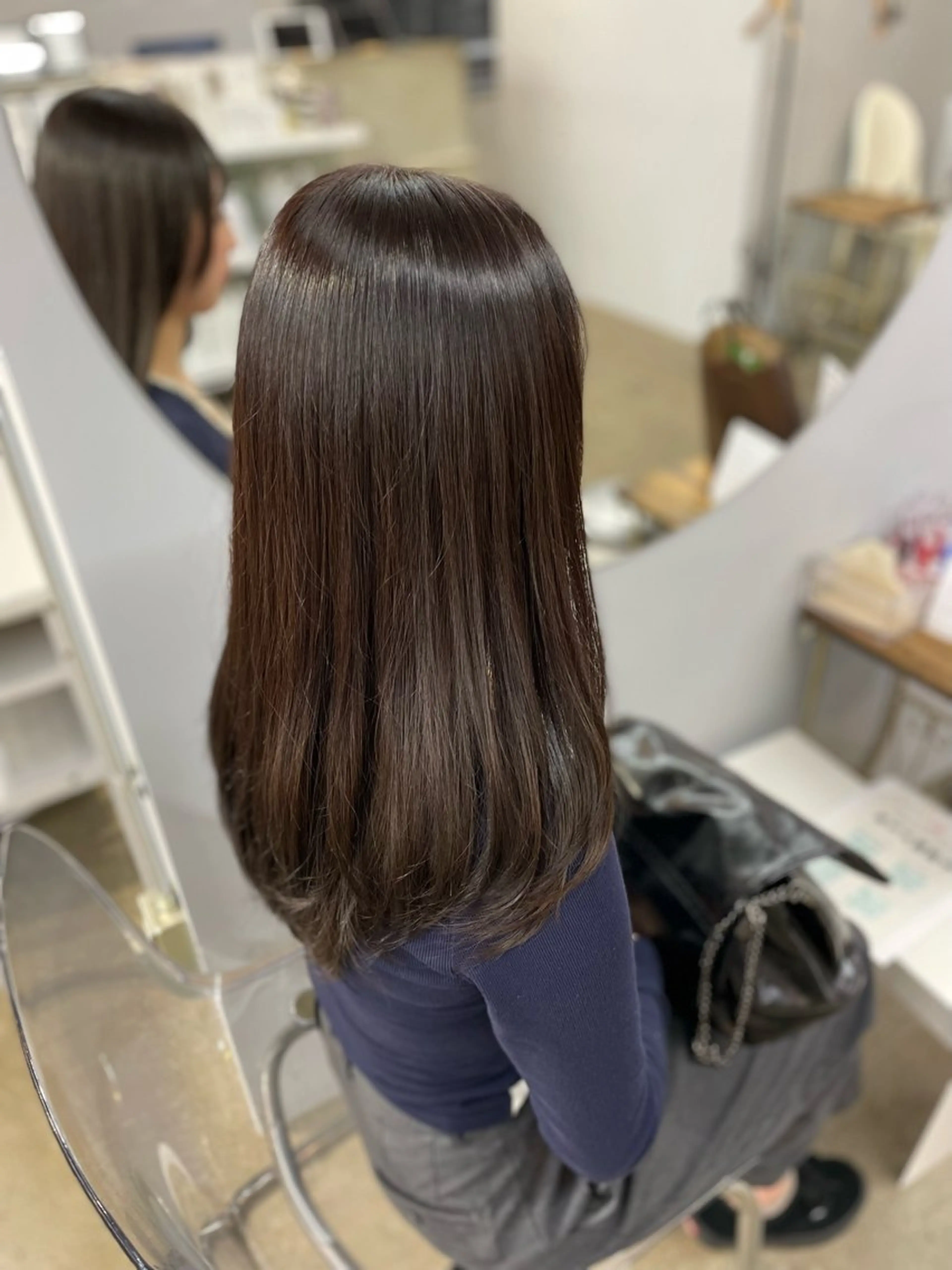 ロング カット ヘアカラー cuore/ みく/艶カラーのヘアスタイル