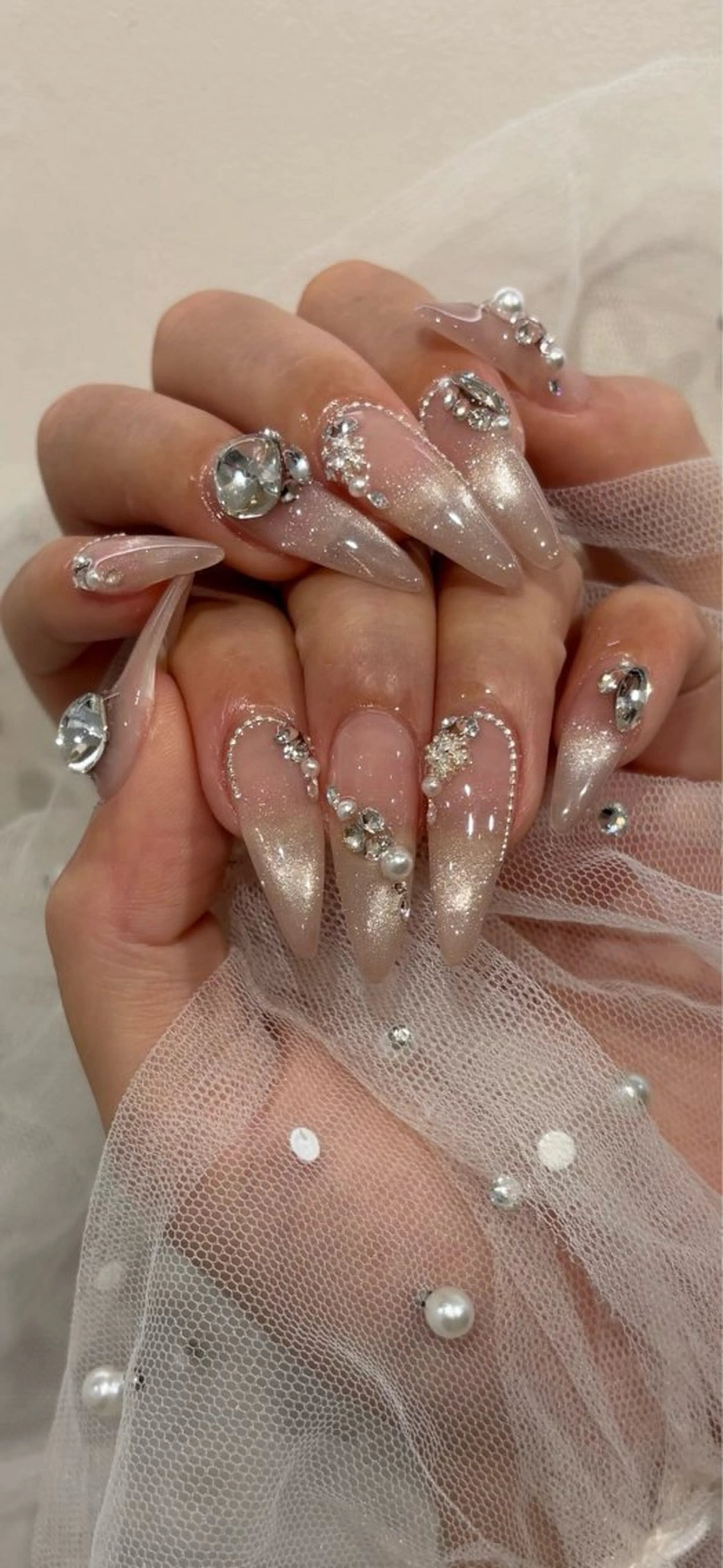 ネイル アートネイル フレンチネイル ジェルネイル 韓国ネイル 持ち込み ハンドネイル ANA.CHUO 本川越店舗のネイルデザイン