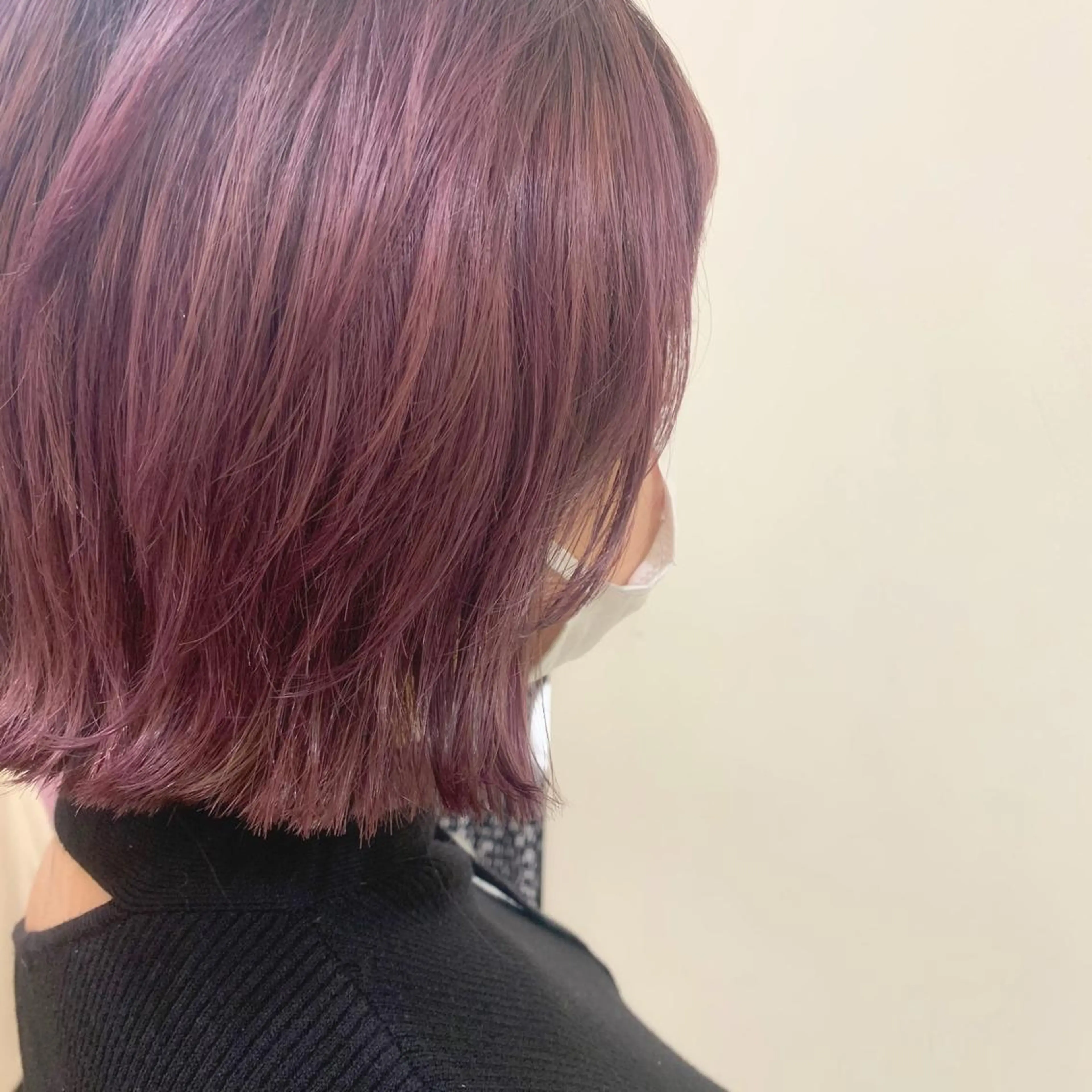 ショート カラー ラベンダーカラー ラベンダーピンク ピンクカラー カット ヘアカラー ボブ/美髪矯正 /佐藤　奈巳のヘアスタイル