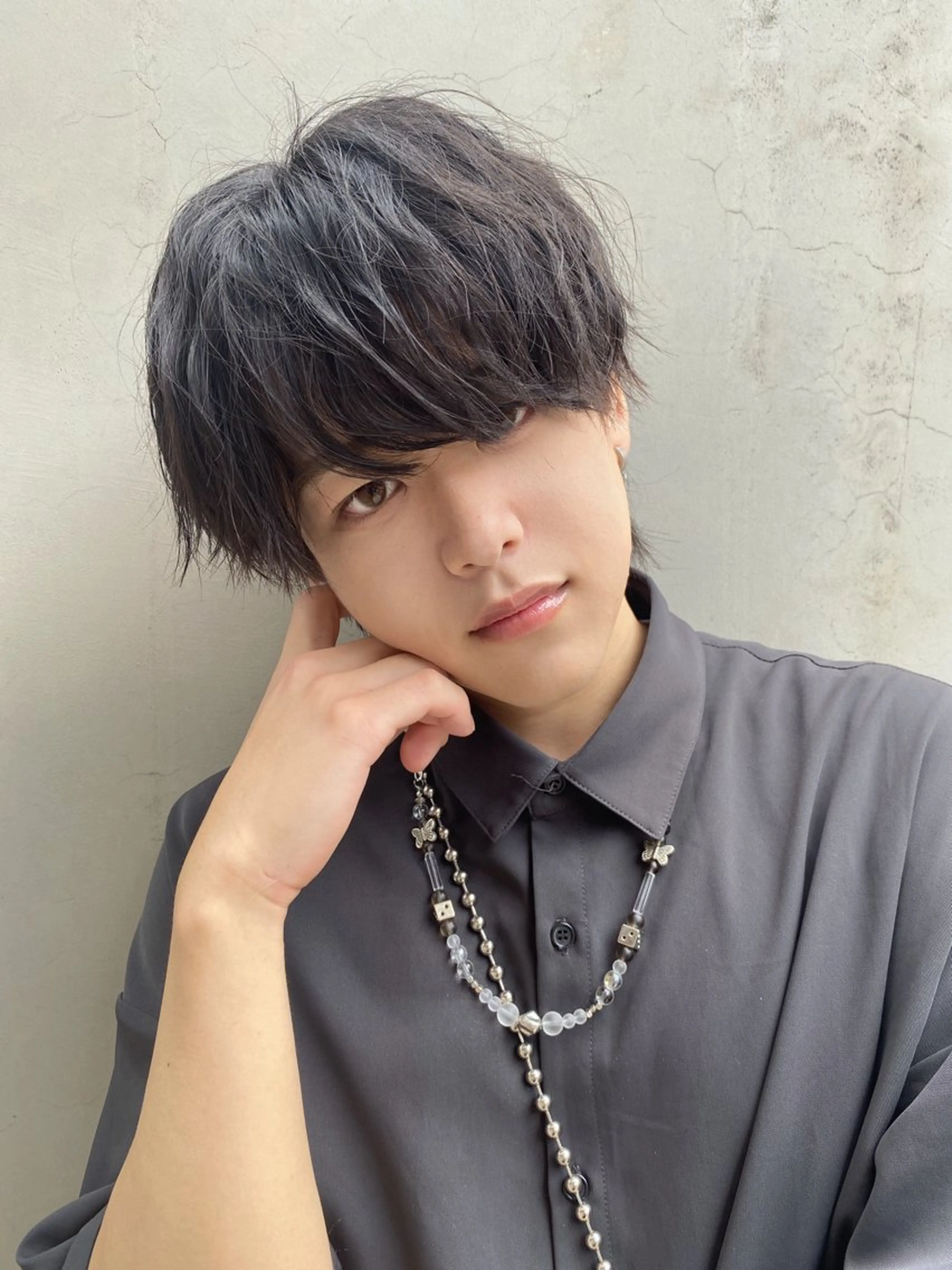 ショート カラー パーマ ヘアアレンジ メンズ メンズパーマ メンズウルフカット ウルフカット スパイラルパーマ メンズ特化酒井翔太 /メンズカット/名駅のヘアスタイル