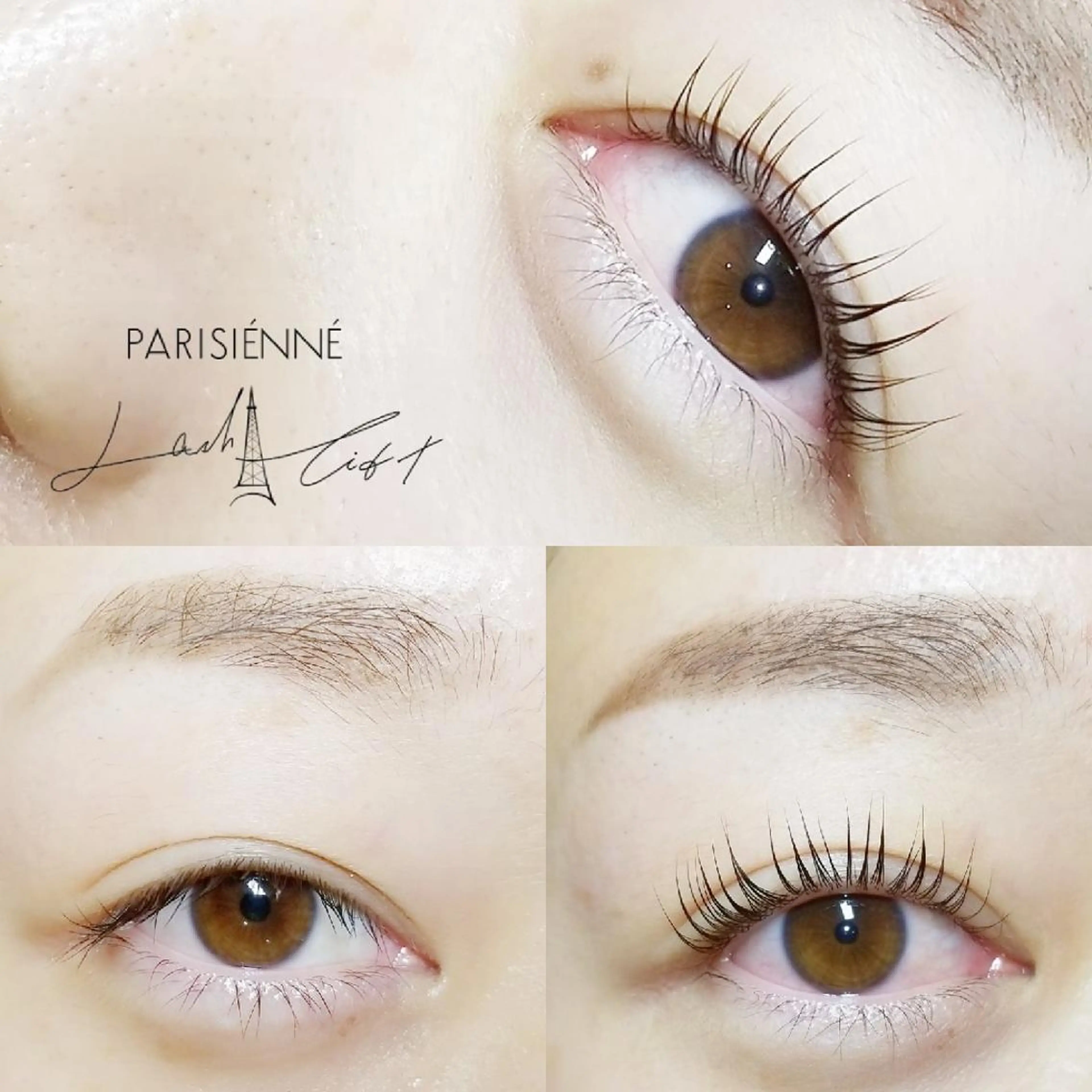 マツエク・マツパ パリジェンヌラッシュリフト 一重×まつ毛パーマ M SAORIのマツエク・マツパデザイン