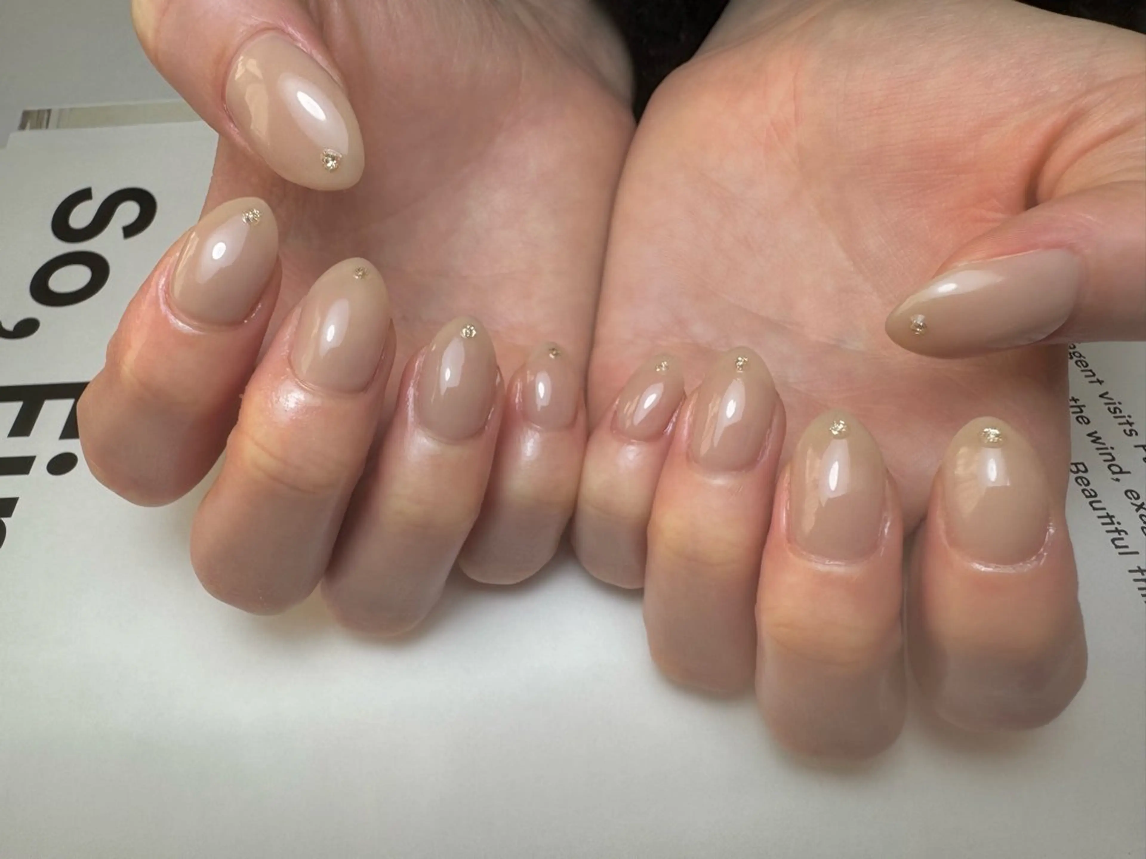 ネイル シンプルネイル 白日-hakubi nail-のネイルデザイン