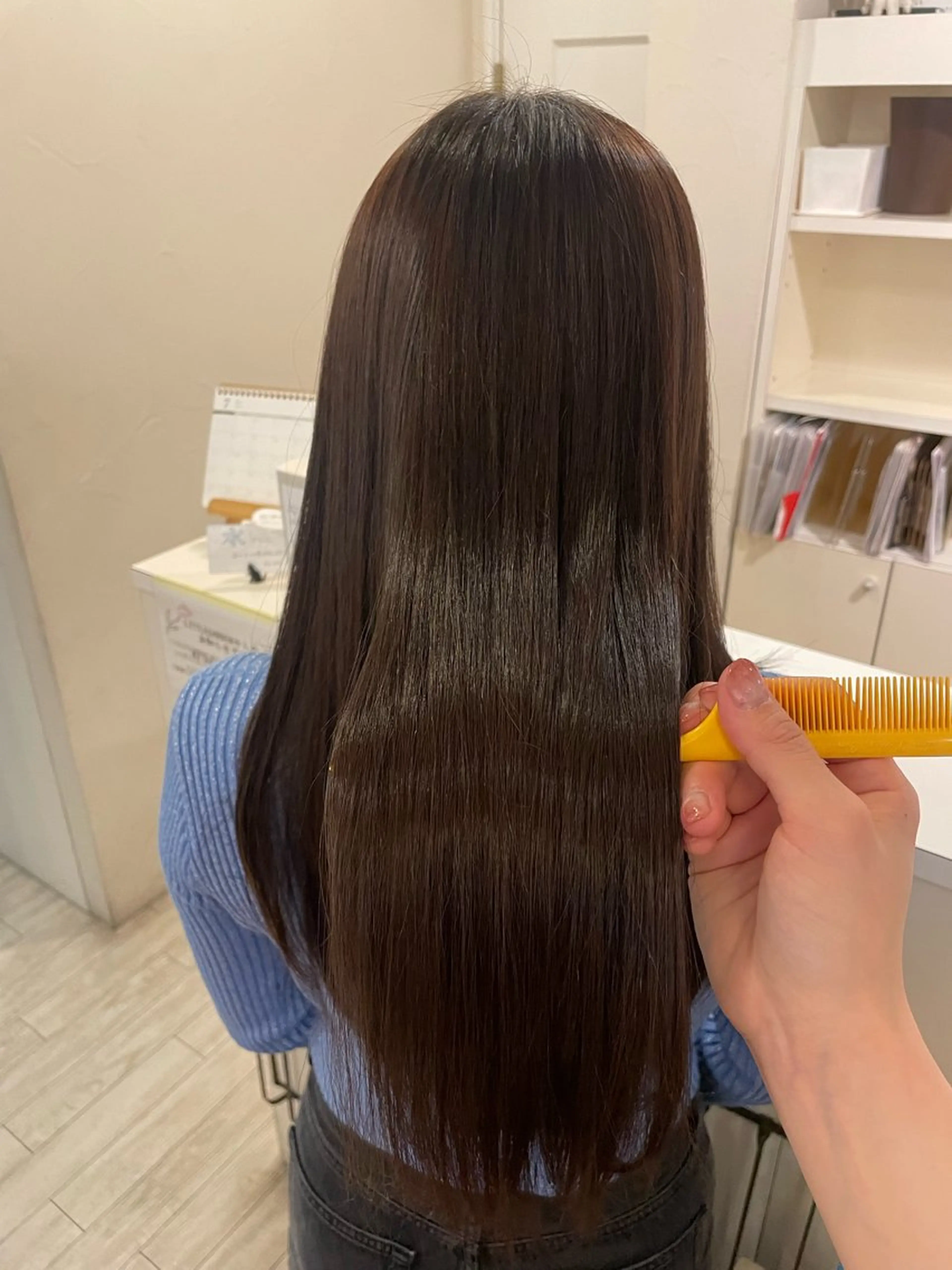 ロング 縮毛矯正 リトルガーデン/ yuka🧁‎‎のヘアスタイル