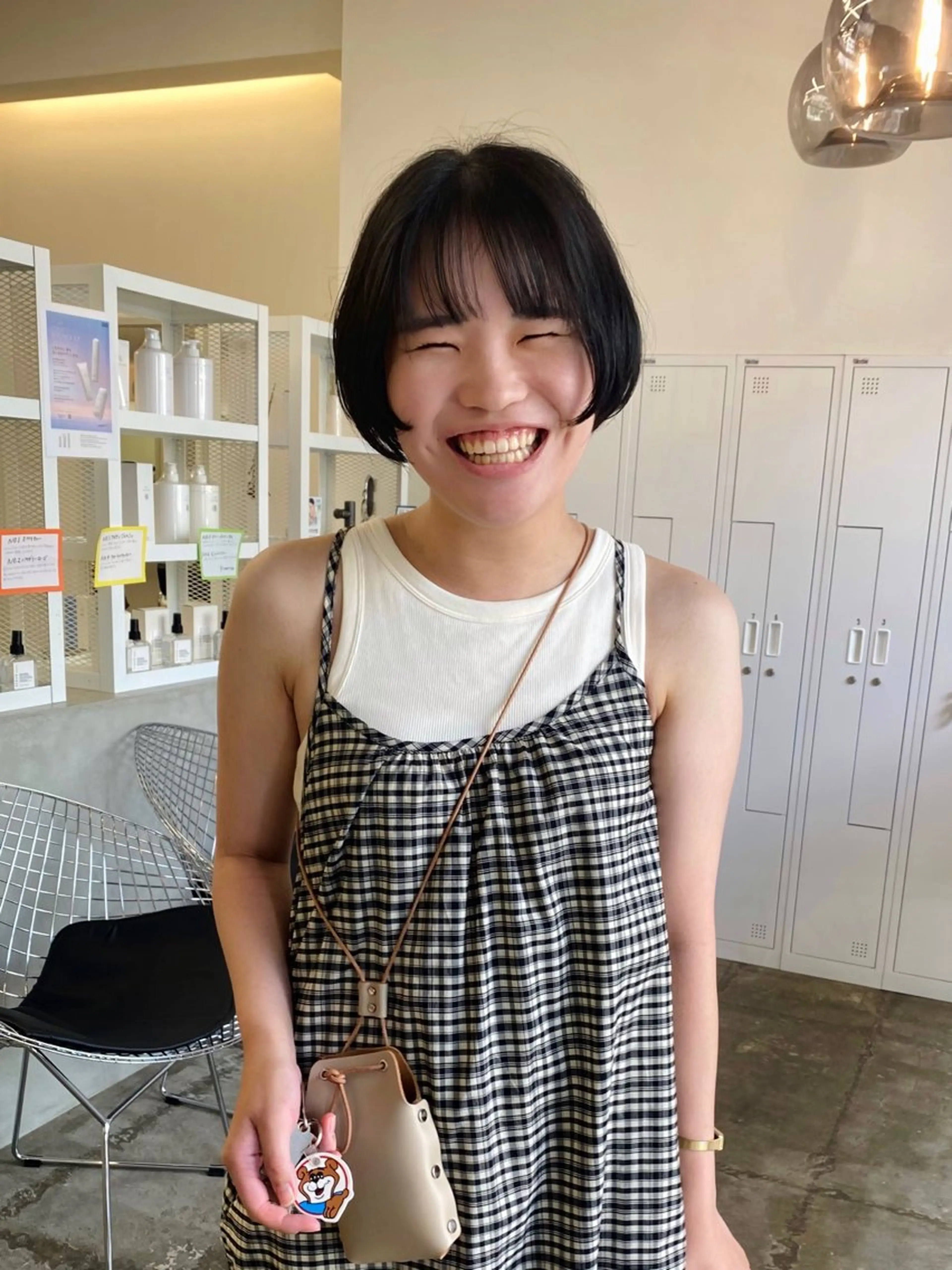 ショート ショートボブ ボブ 伸ばしかけ ショートヘア サトウ リョウのヘアスタイル