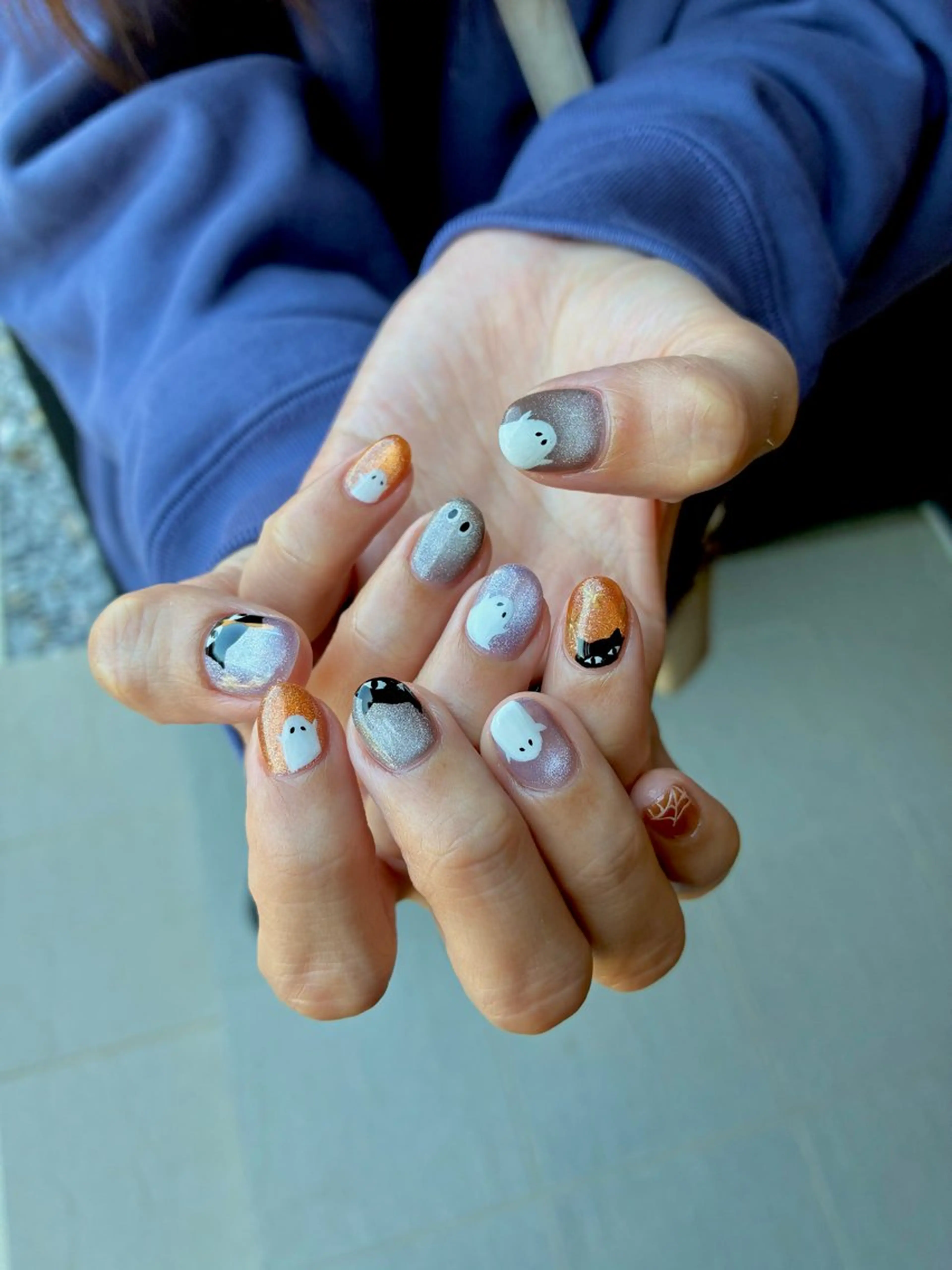 ネイル ハロウィン ハンドネイル nails shiroのネイルデザイン