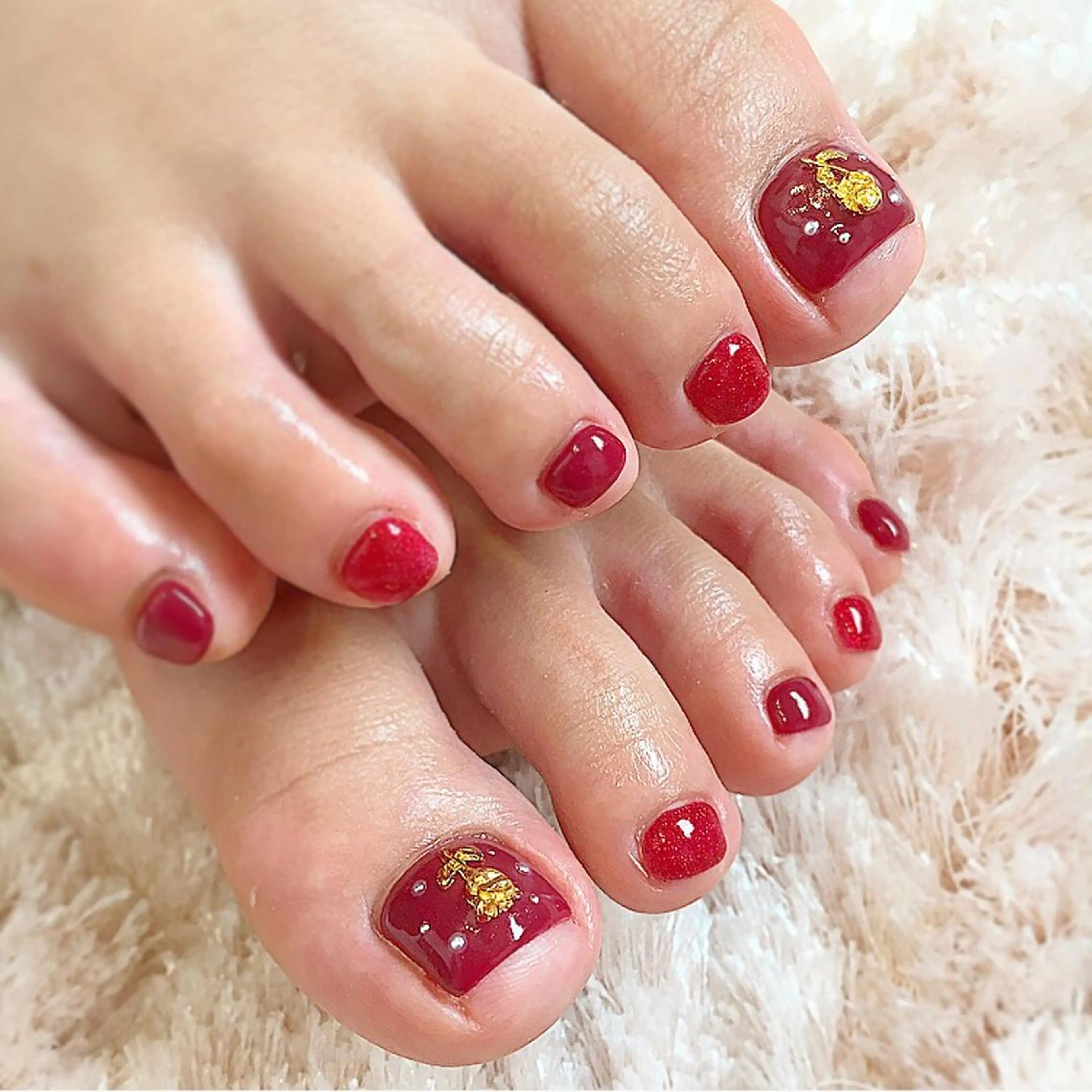 ネイル フットネイル シンプルネイル magical nailのネイルデザイン