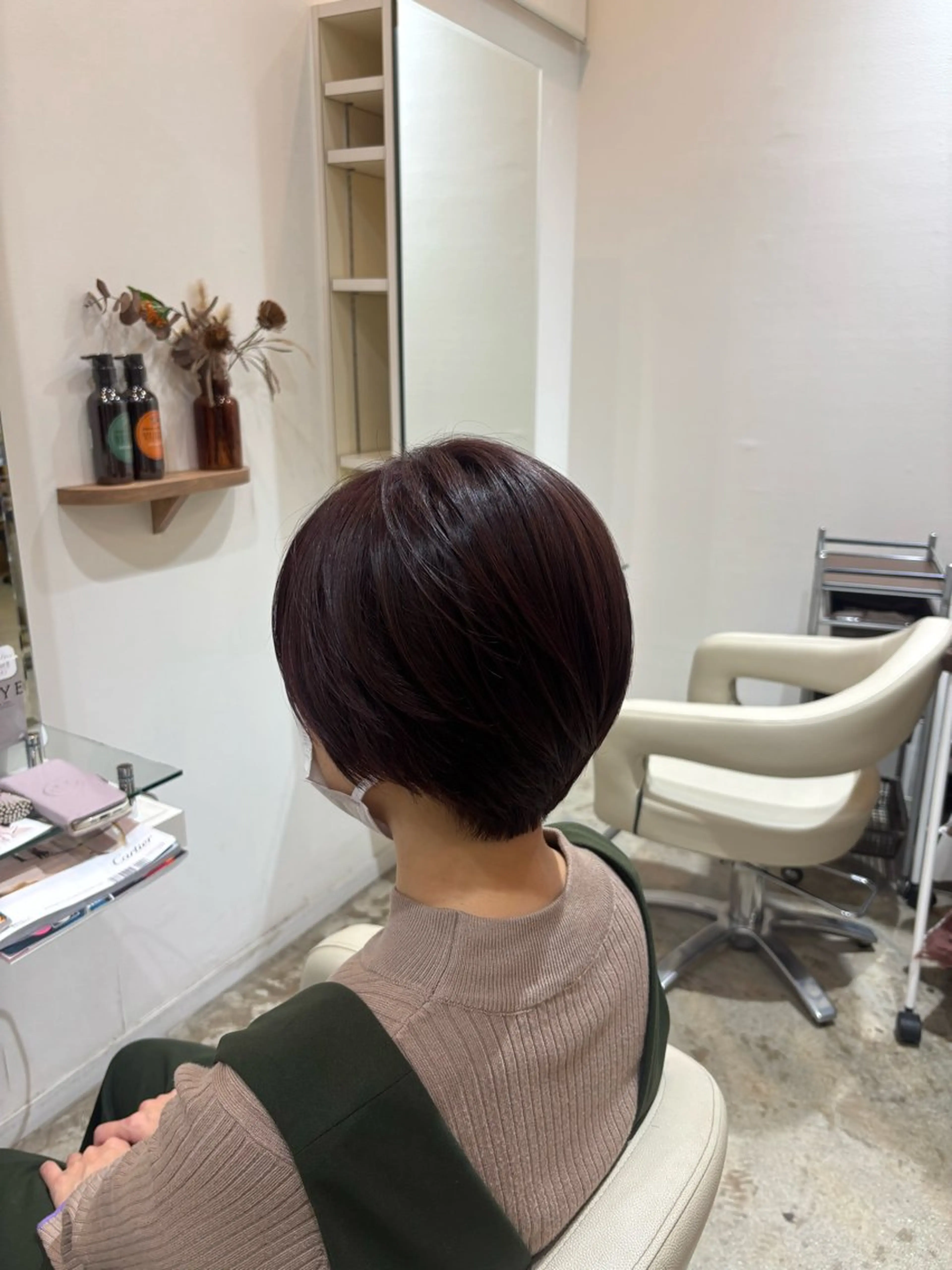 ショート 佐藤 優里のヘアスタイル