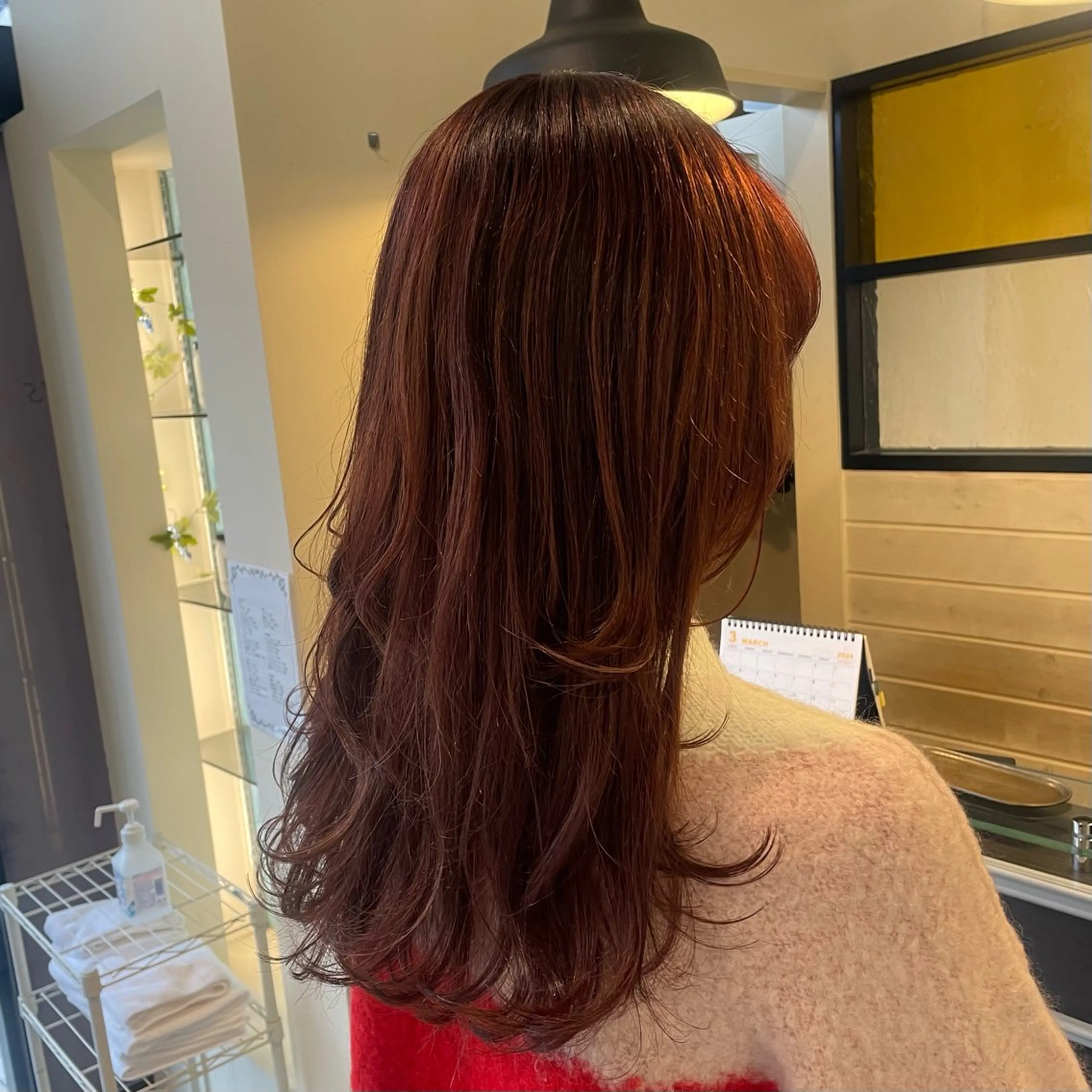 ロング カラー スナコザワ レナのヘアスタイル