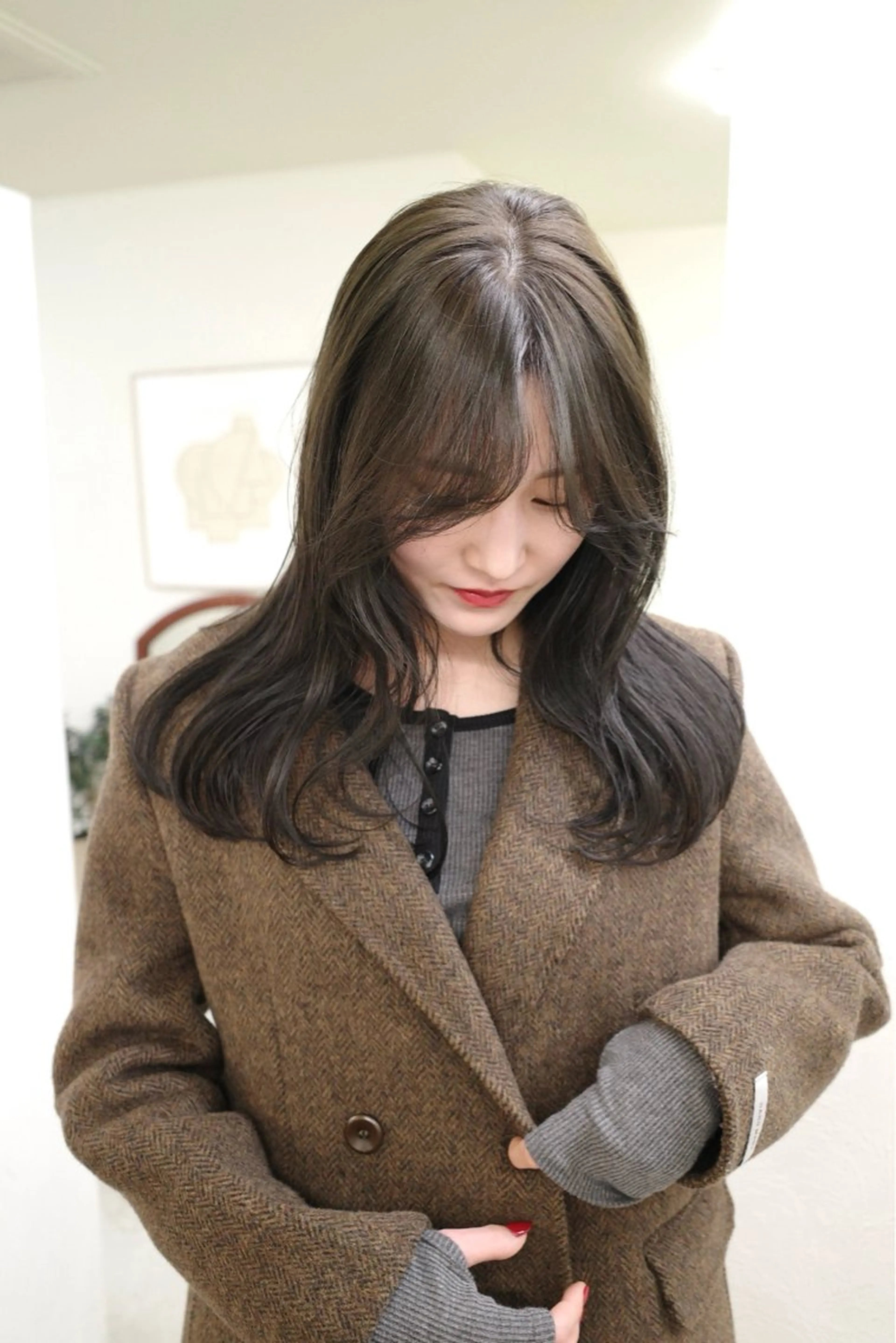 カラー 透明感カラー ヘアカラー hana. /ロングカットモデルのヘアスタイル