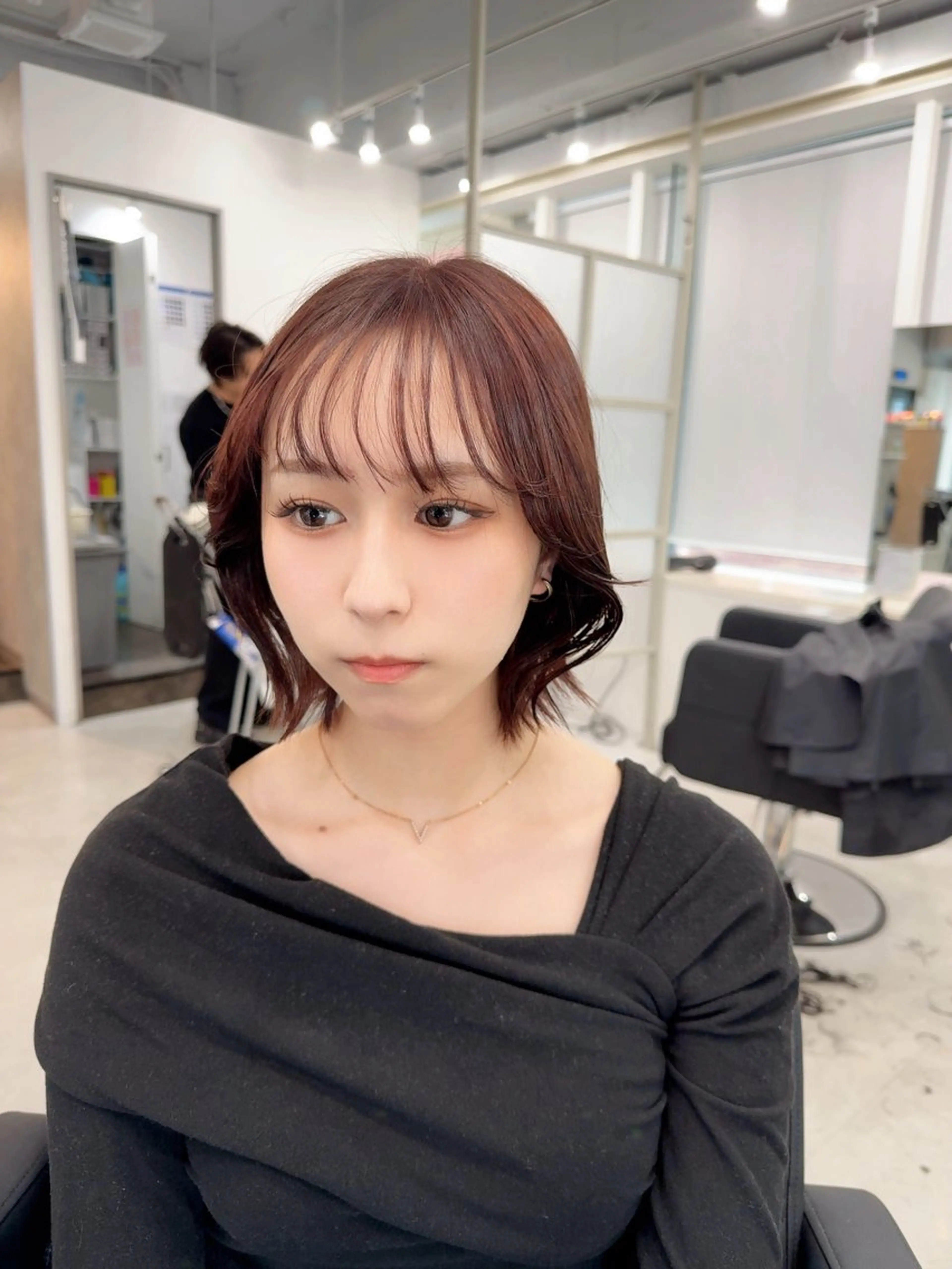 ショート MAHO/透明感カラ ー/髪質改善🍒のヘアスタイル