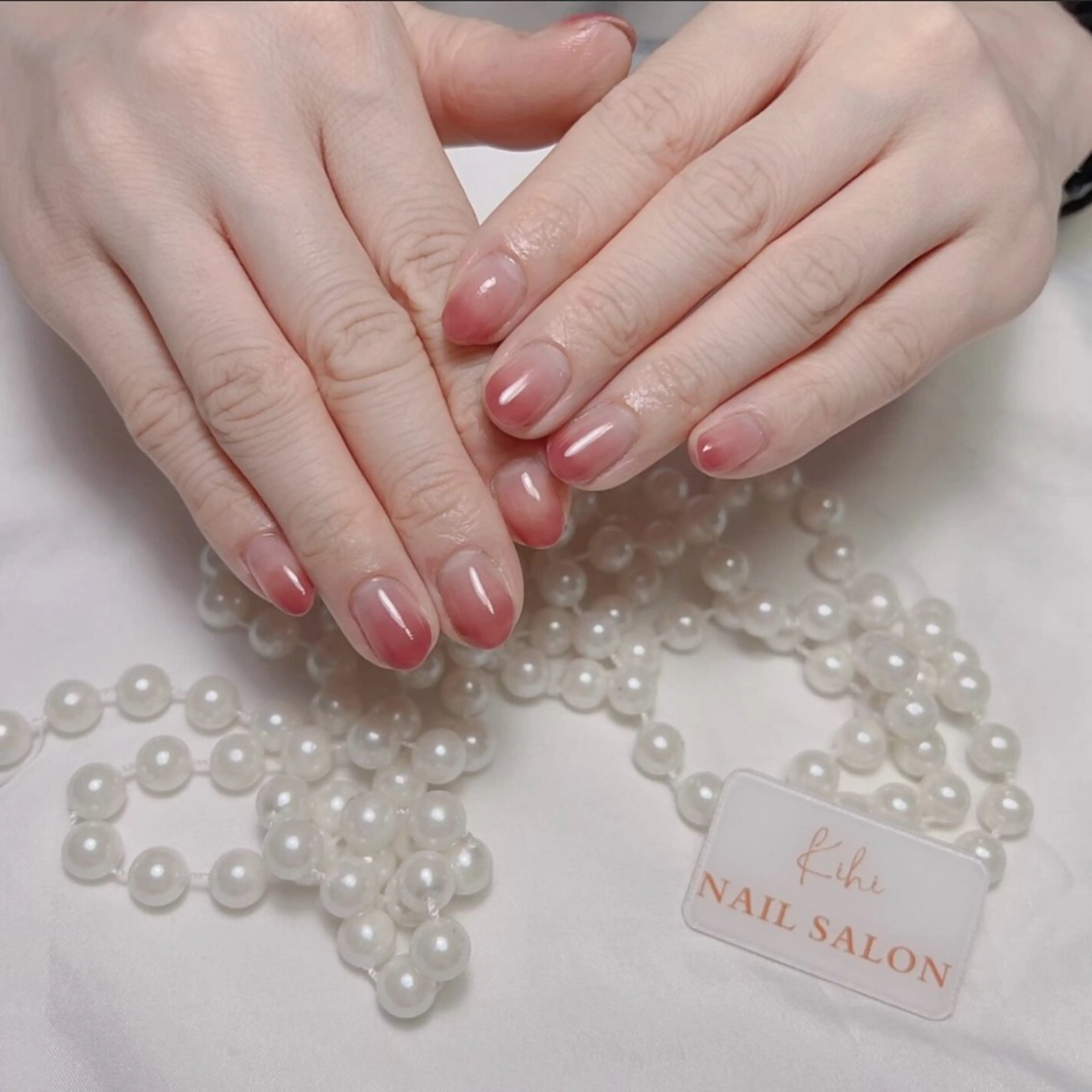 ネイル アートネイル フレンチネイル ジェルネイル グラデーション 韓国ネイル ハンドネイル 💕鈴木ユリ パラジェル/オフ無料のネイルデザイン
