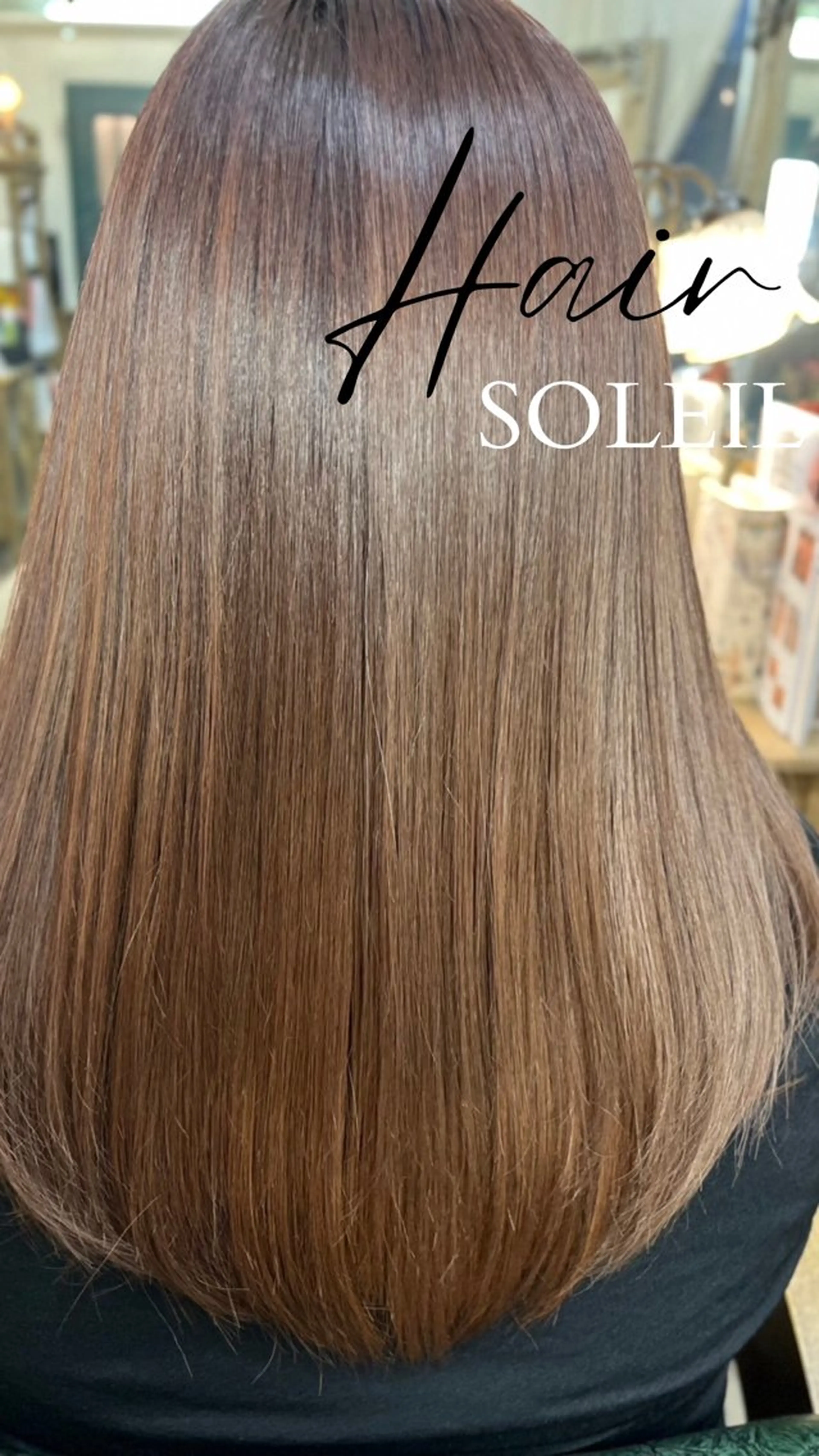 セミロング ❤︎大人シック ベージュrihoのヘアスタイル