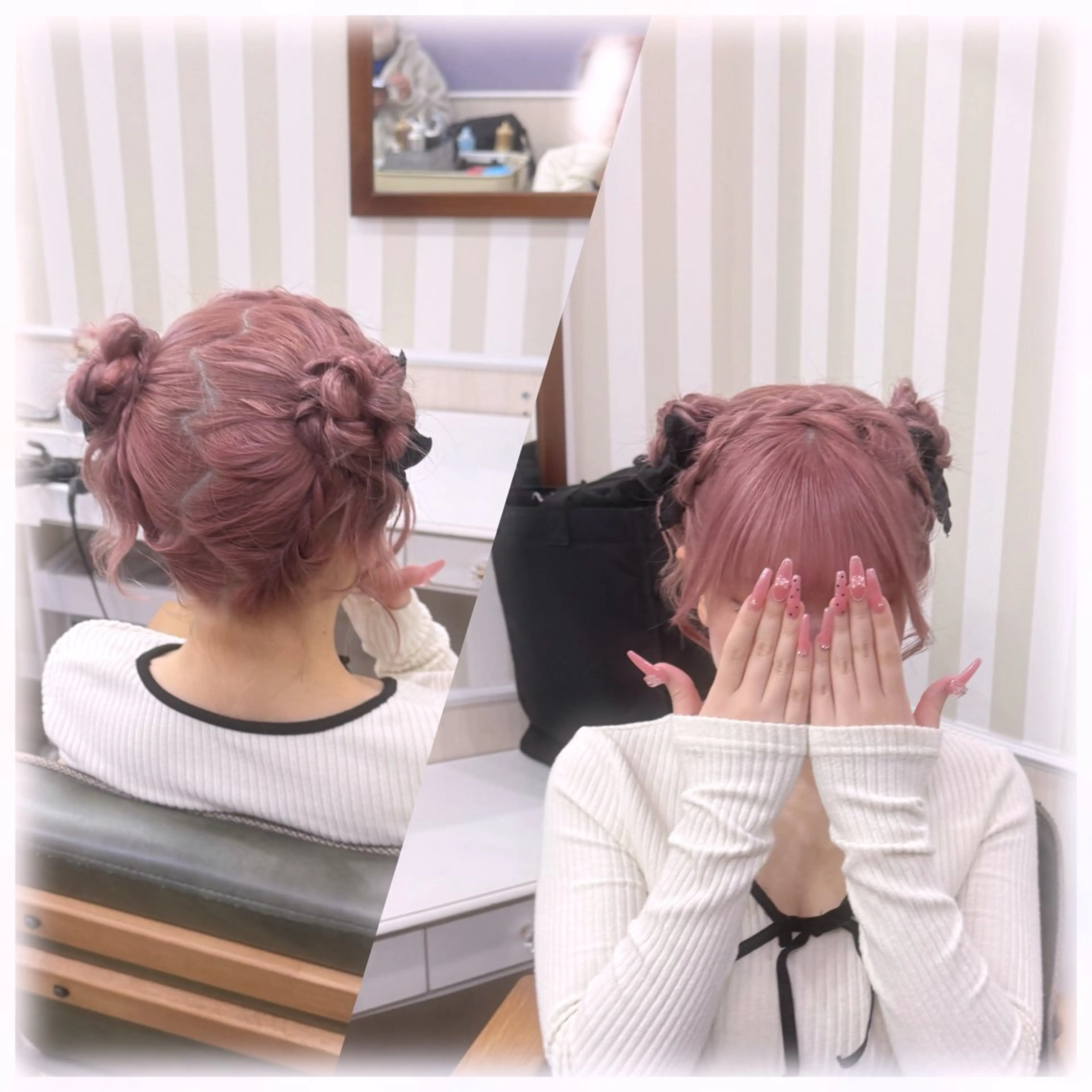 ヘアアレンジ ヘアセット 🤍AIRA🤍のヘアスタイル