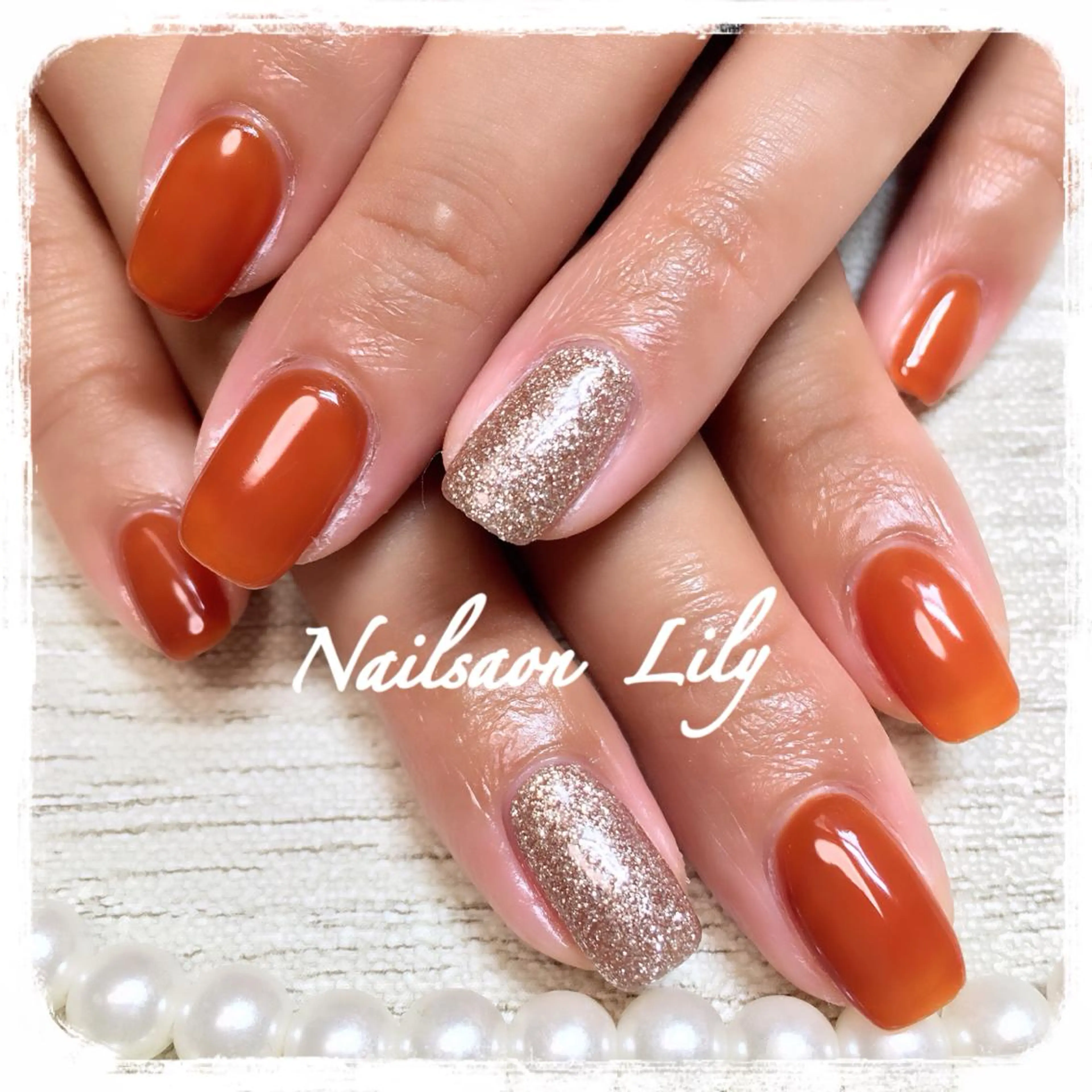 ネイル ハンドネイル Lily*nail 🌻Mii🌻のネイルデザイン