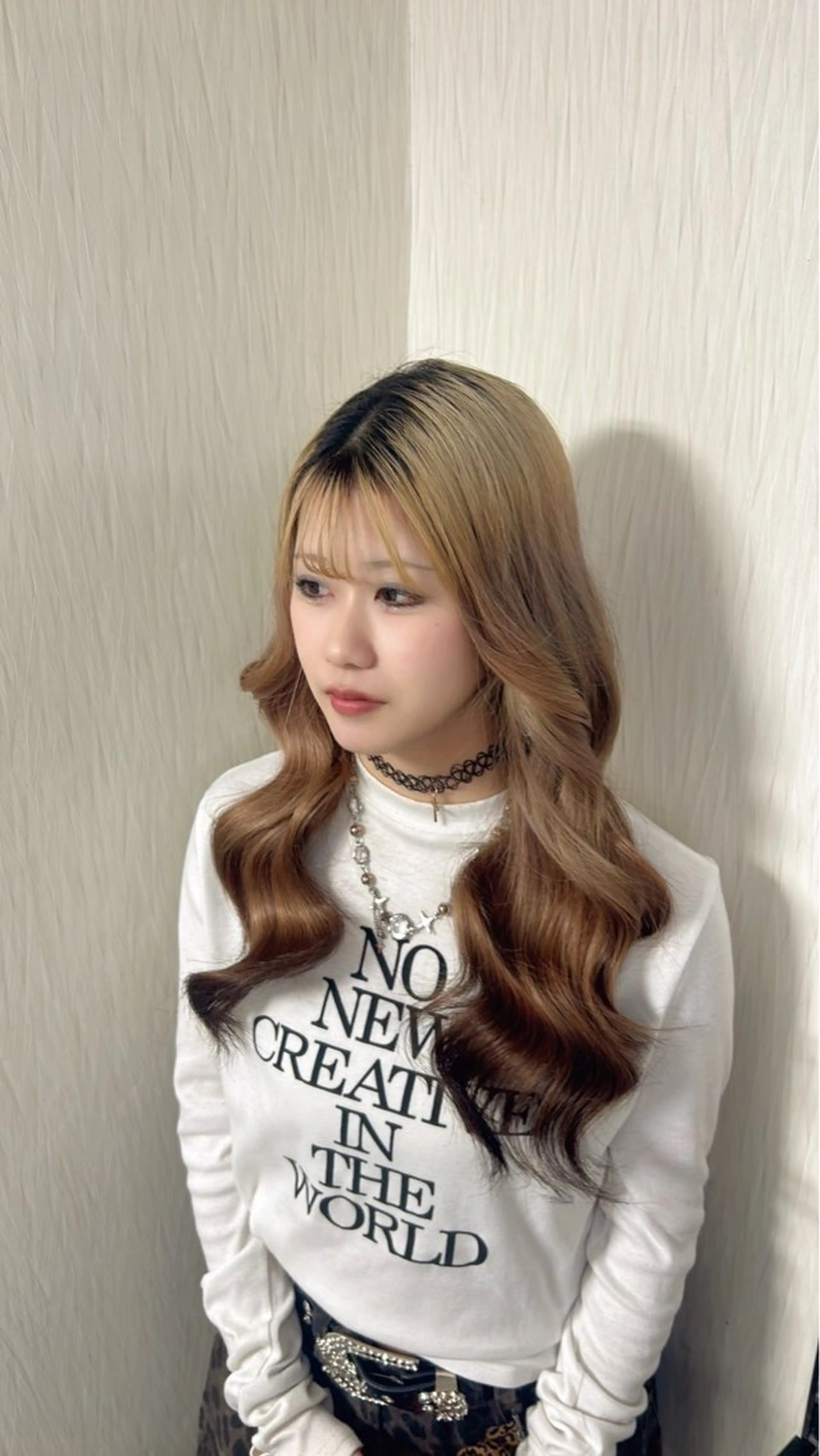 ロング ベルグロー🧡 心斎橋スタッフ🦋のヘアスタイル