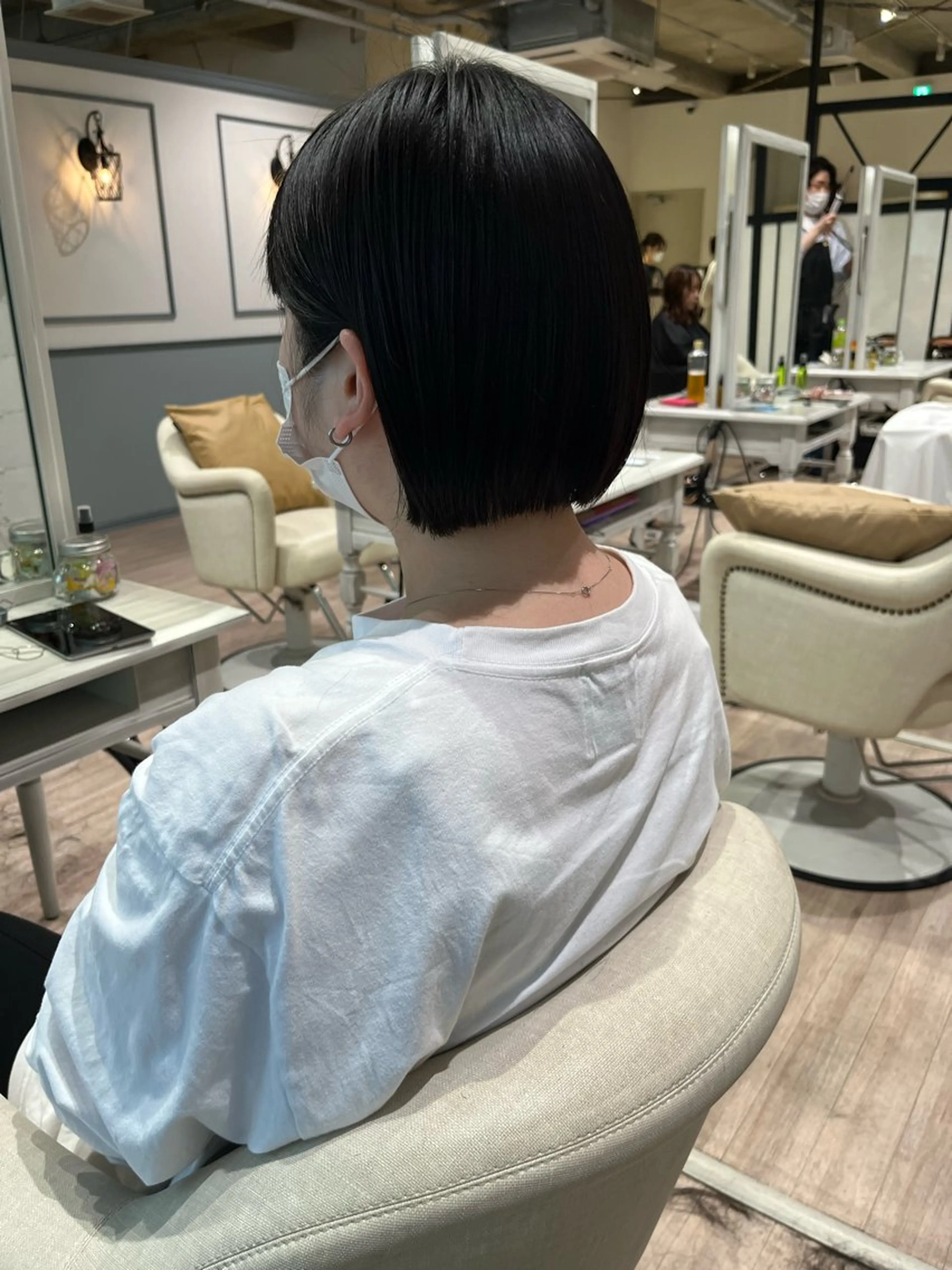 ショート ショート/ボブ パーマ/中原のヘアスタイル