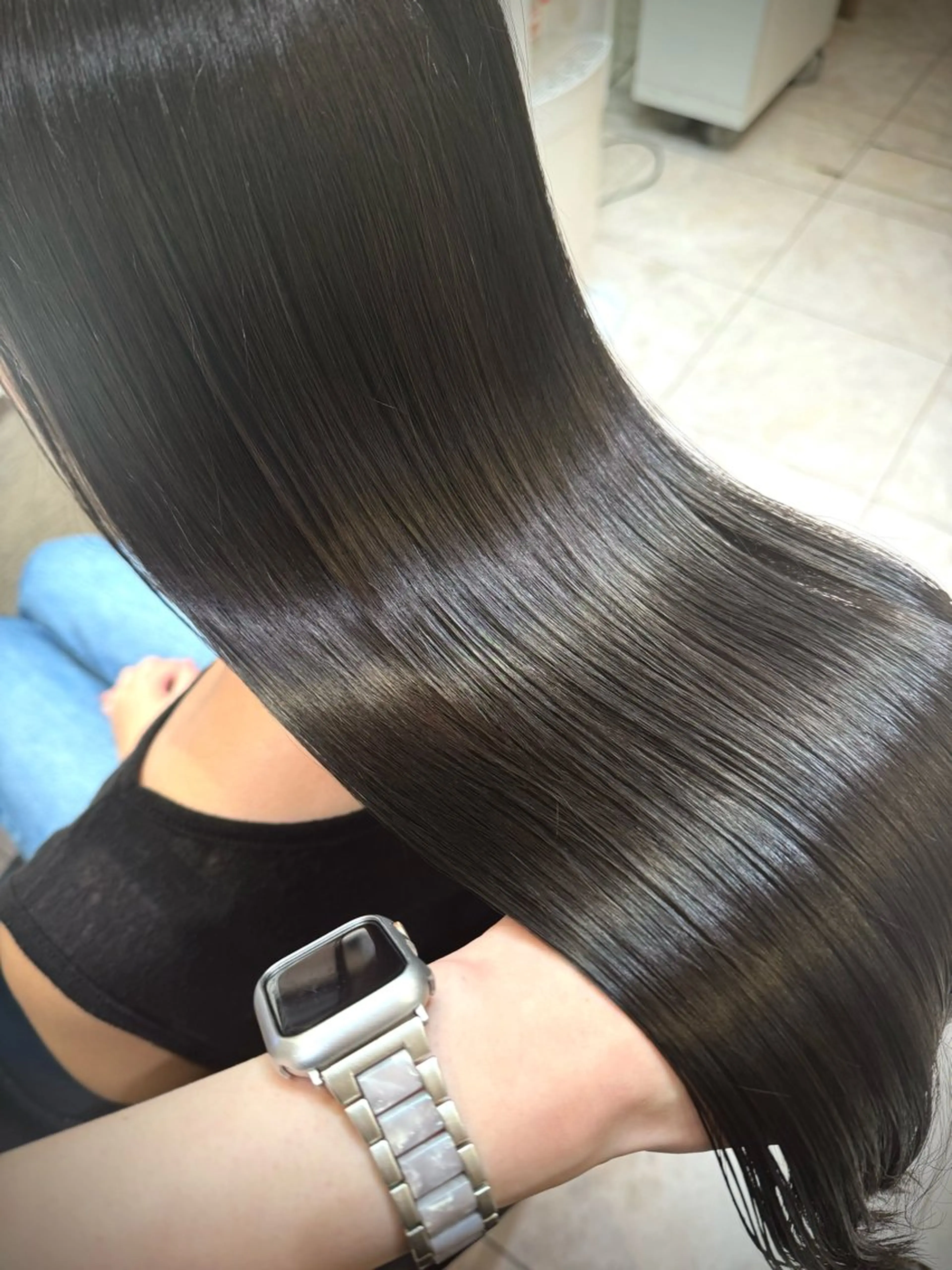 ロング カラー 海外風/ ハイトーン🇺🇸のヘアスタイル