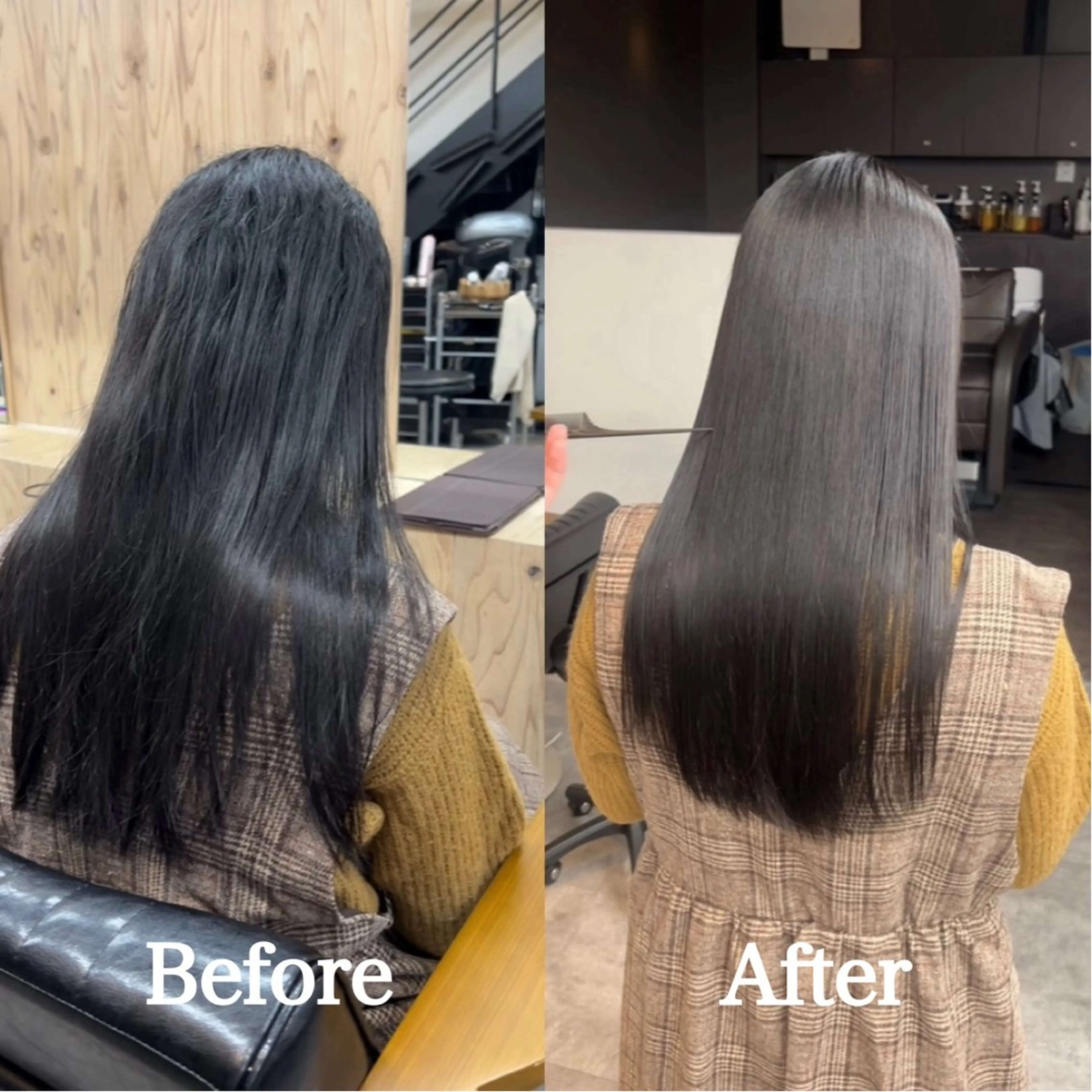 ロング 縮毛矯正 縮毛矯正 トリートメント 縮毛矯正/髪質改善 /nuup岩田のヘアスタイル