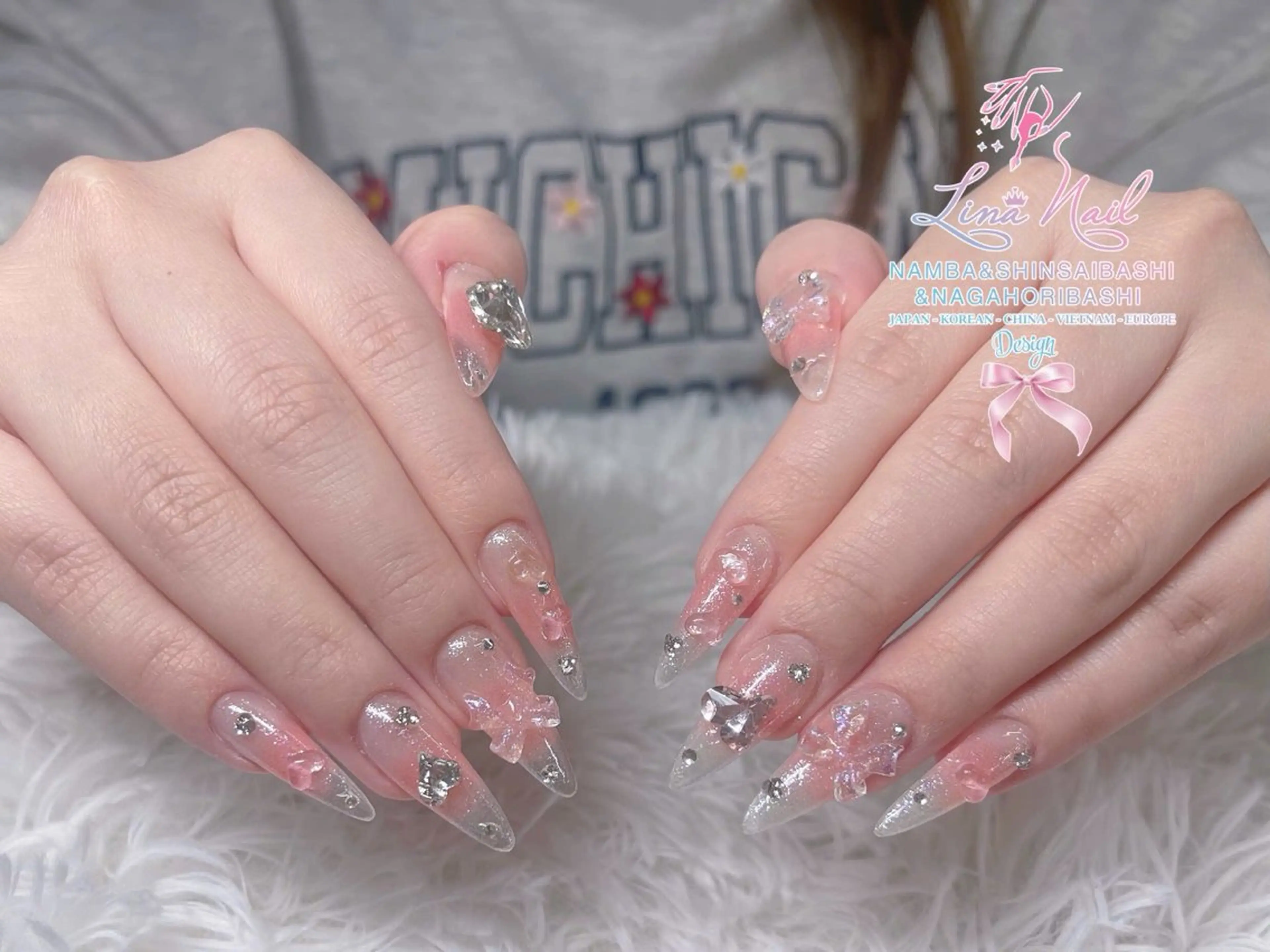 ネイル フットネイル ジェルネイル 持ち込み ネイルチップ ハンドネイル リナネイル 長堀橋店／東心斎橋店のネイルデザイン