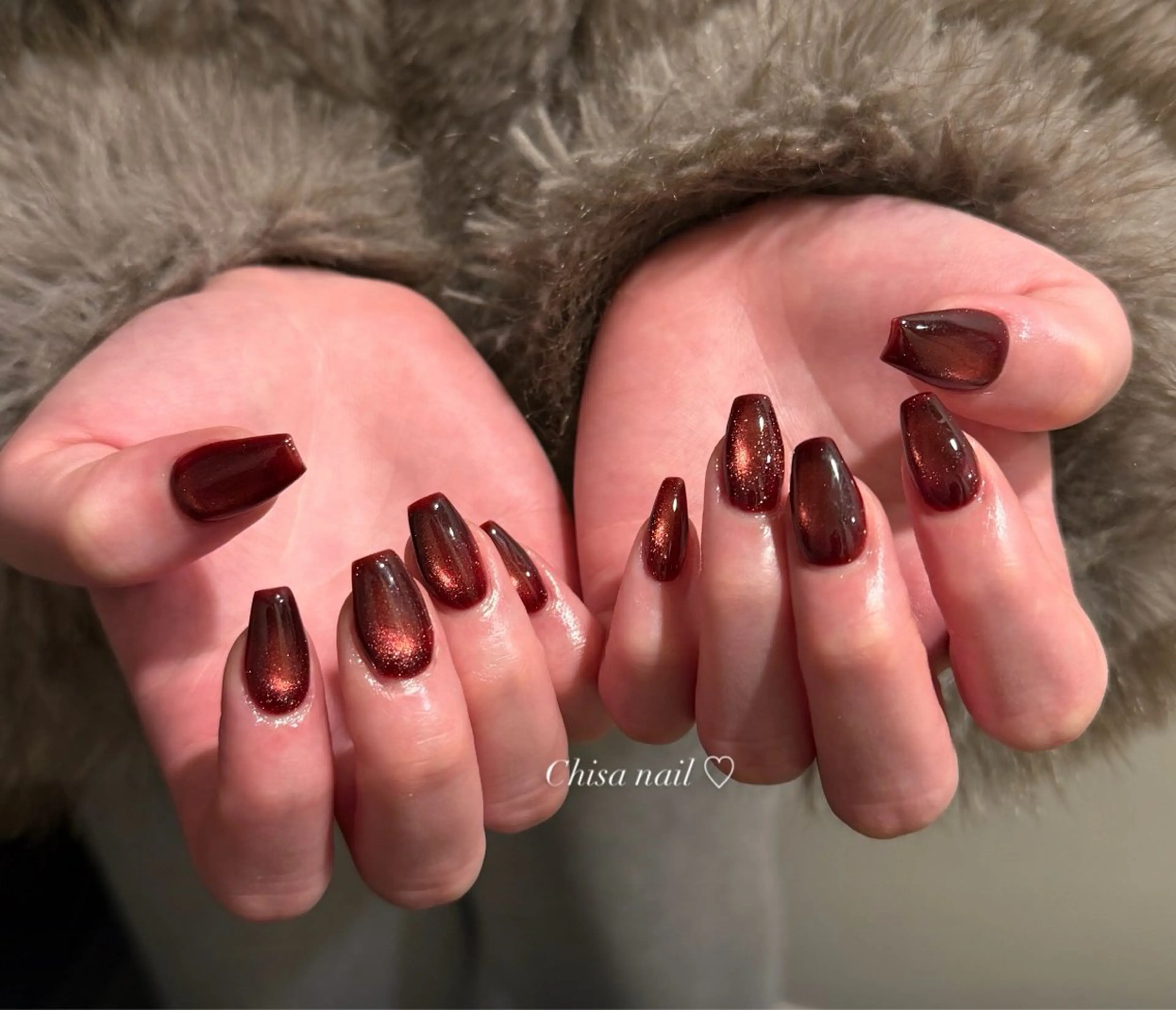 ネイル 長さ出し ジェルネイル グラデーション キラキラネイル 韓国ネイル Chisa Nail Studio所属・チ サのネイルデザイン