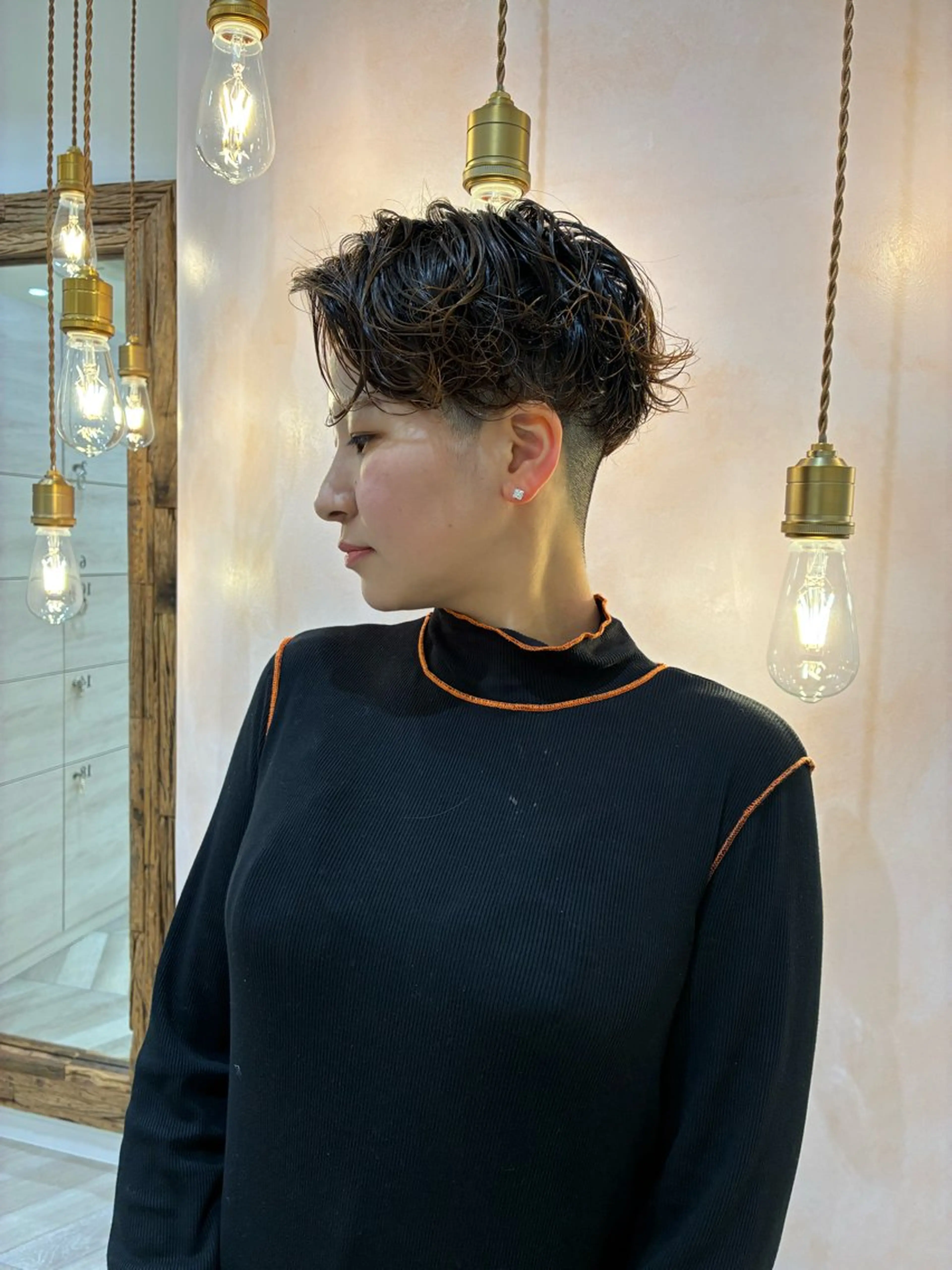 ショート パーマ 甲斐 美月のヘアスタイル