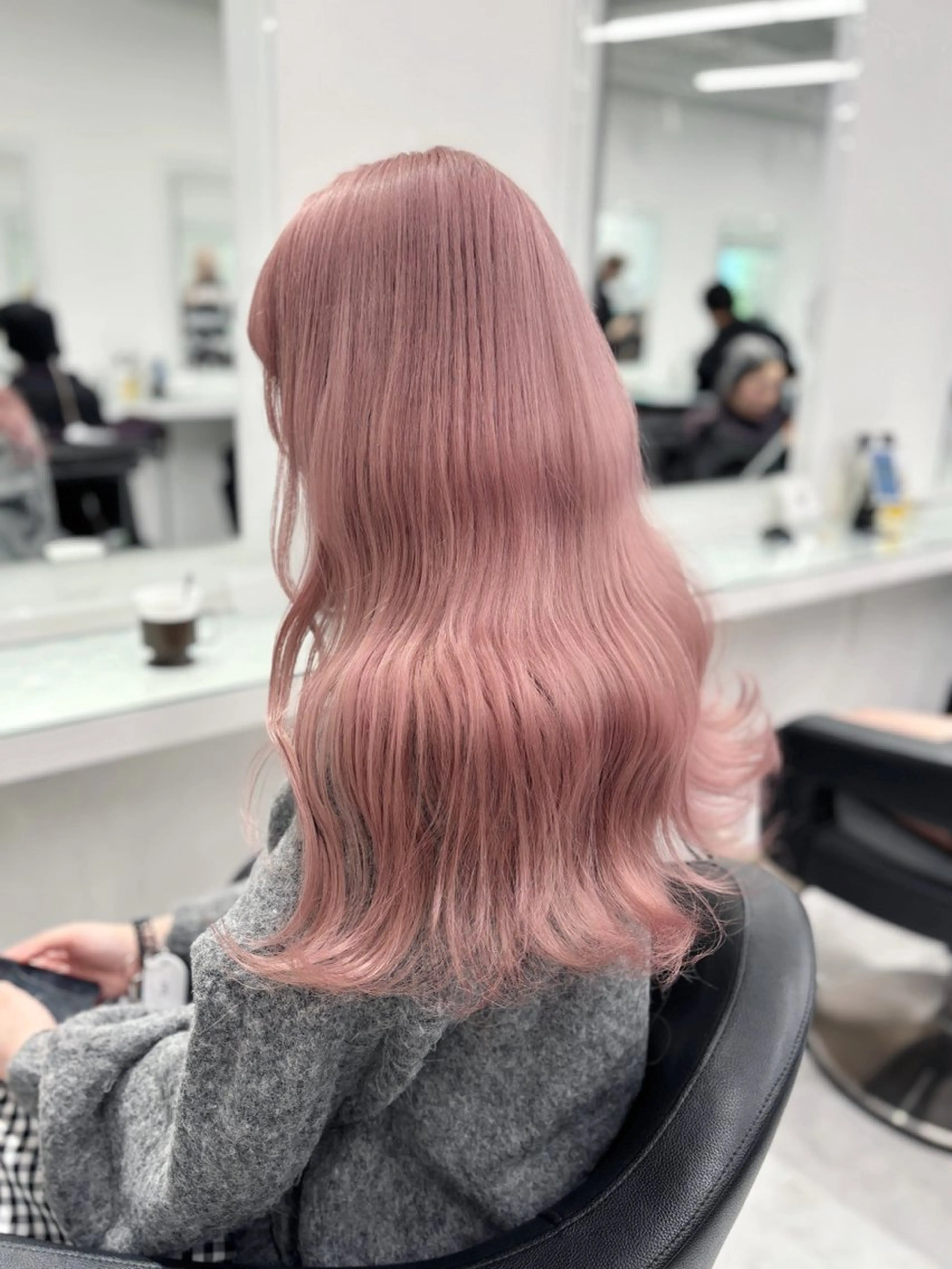 ロング カラー ヘアカラー トリートメント 💖ミルクティー💖 あかり💖のヘアスタイル