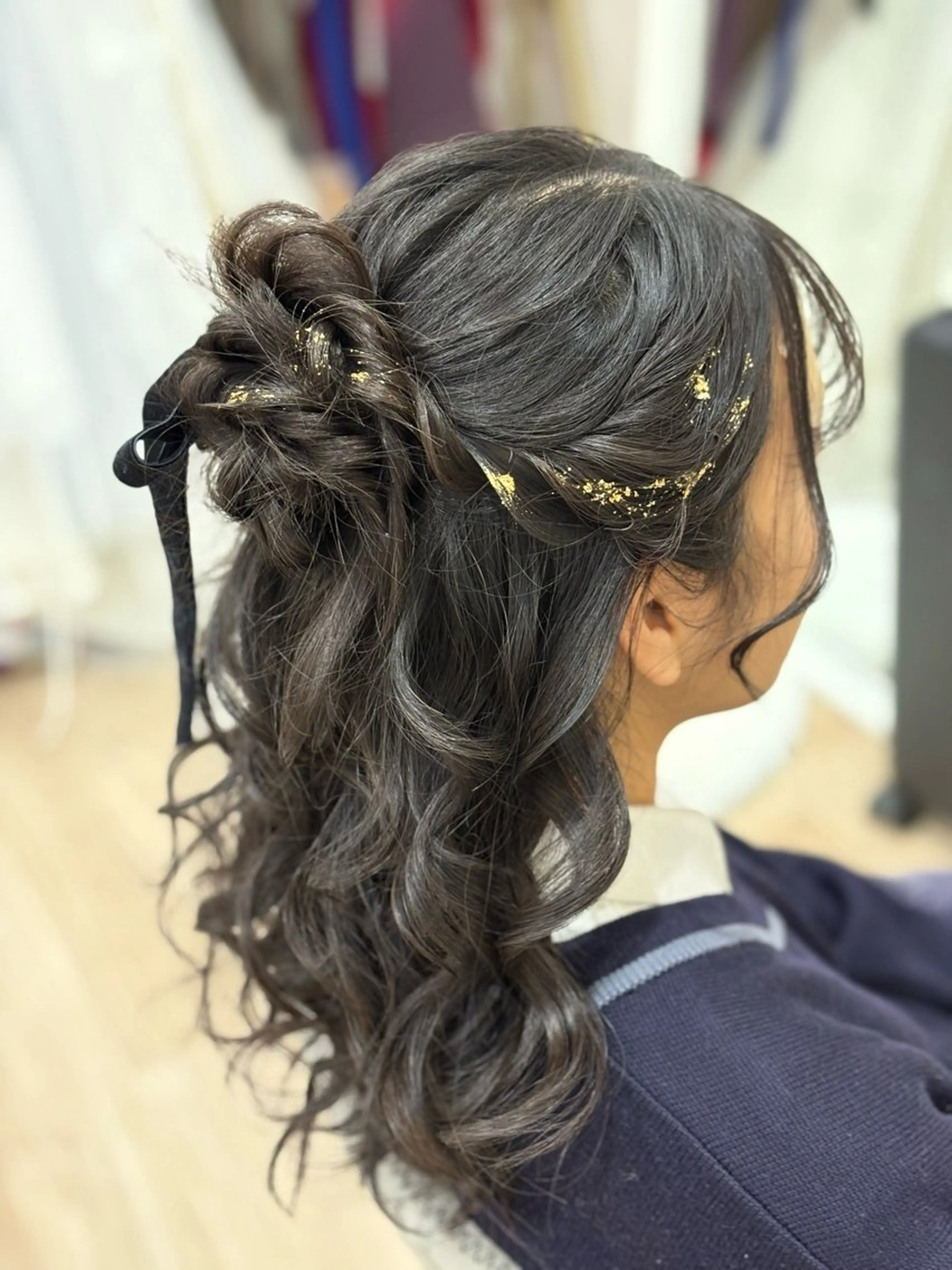 ロング ヘアアレンジ Charmoi 枚方 Yuukiのマツエク・マツパデザイン