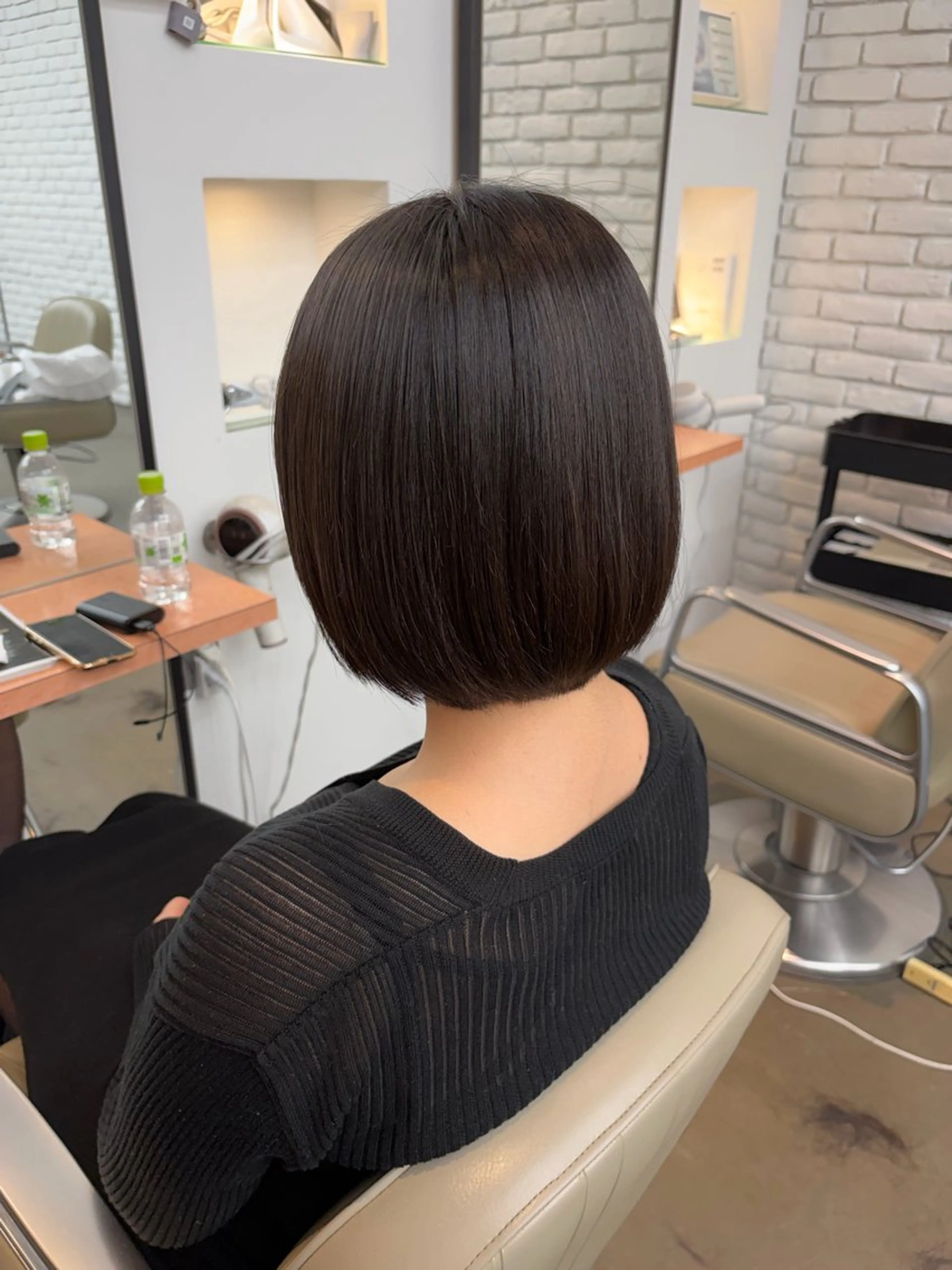 ショート ボブ トリートメント DIFINOaoyama所属・🎧ayaka/ボブ /透明感カラー🩵のヘアスタイル