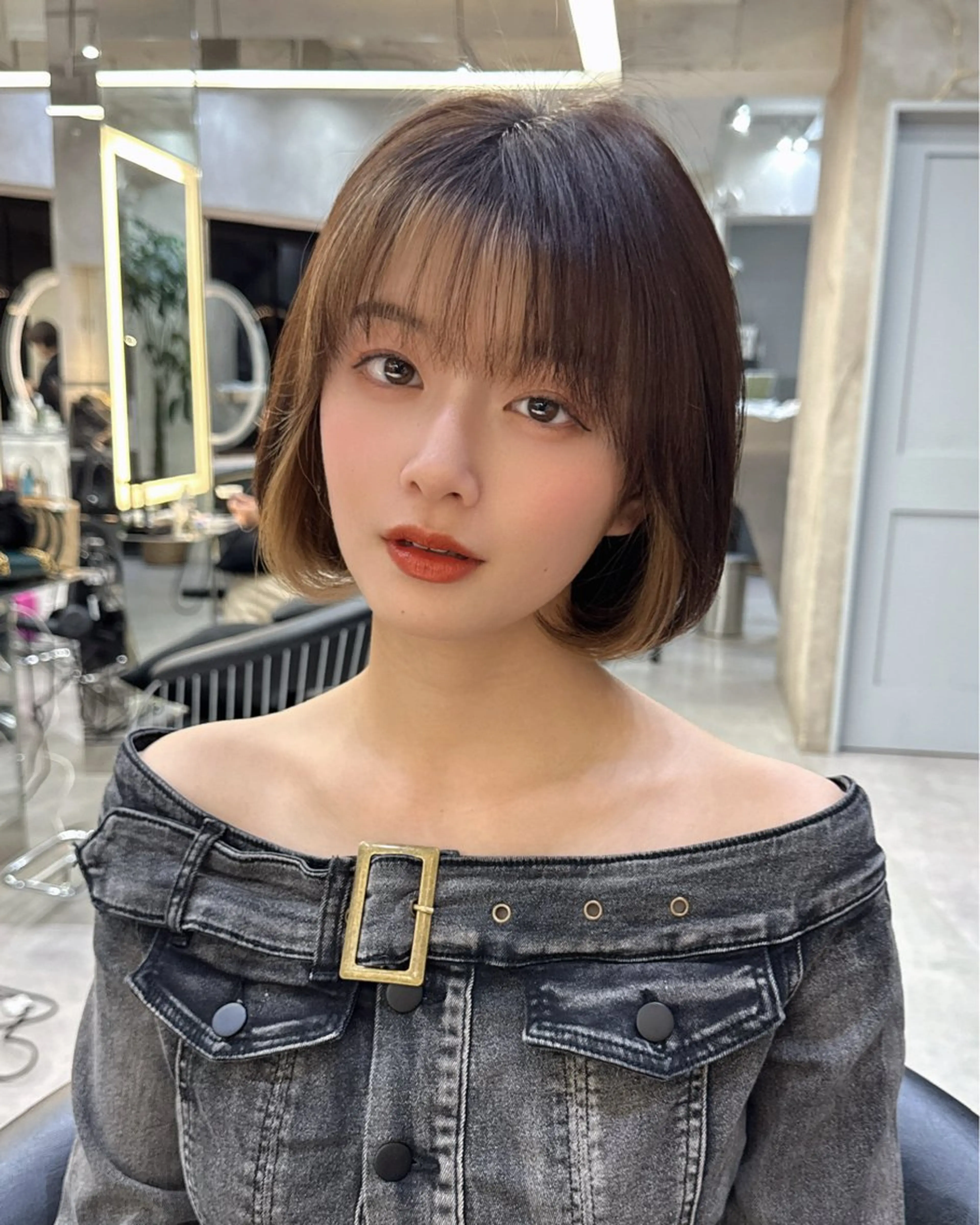 ショート 韓国ヘア/美髪矯正/ Haruna🦋のヘアスタイル
