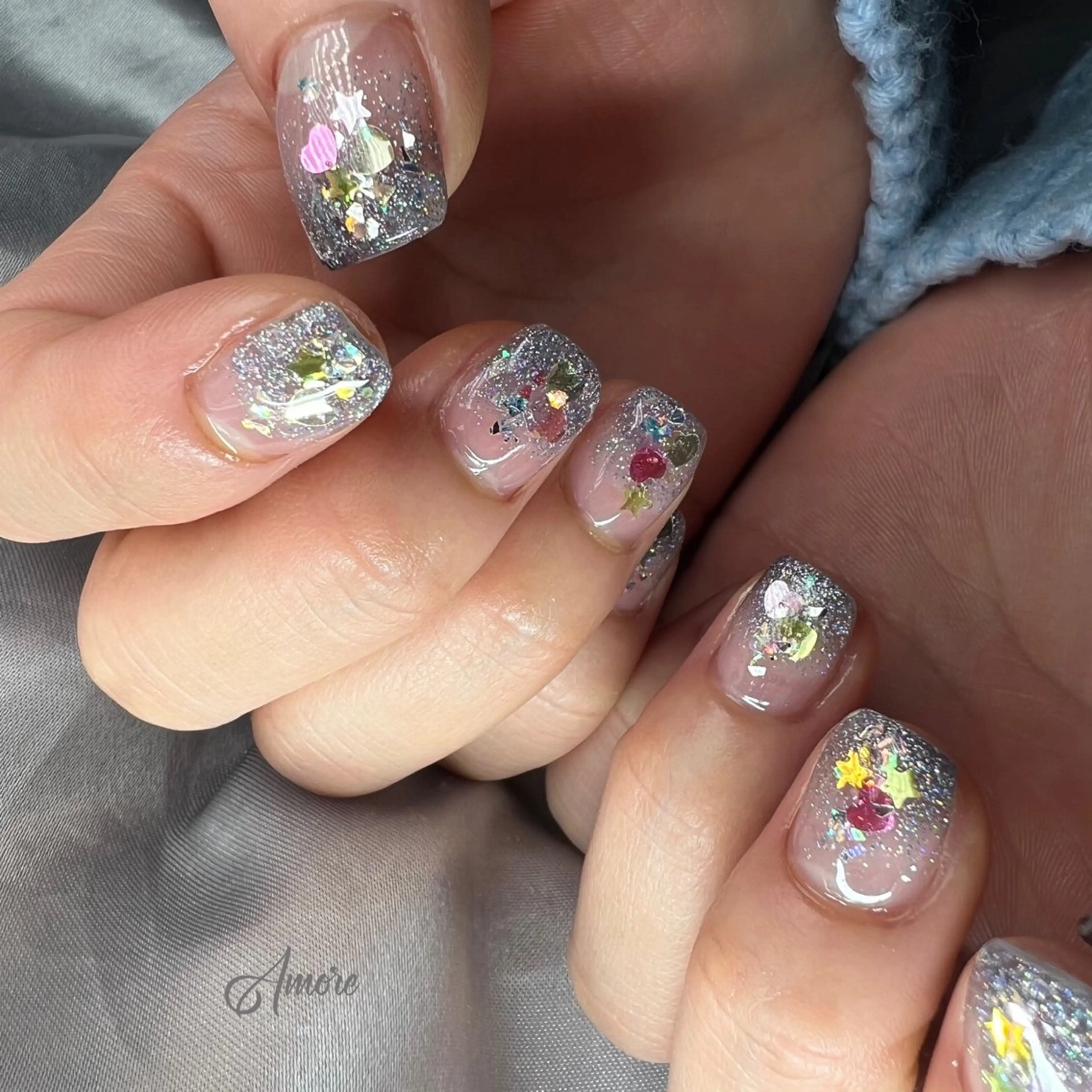 ネイル ジェルネイル 韓国ネイル パラジェル You kyehwaのネイルデザイン