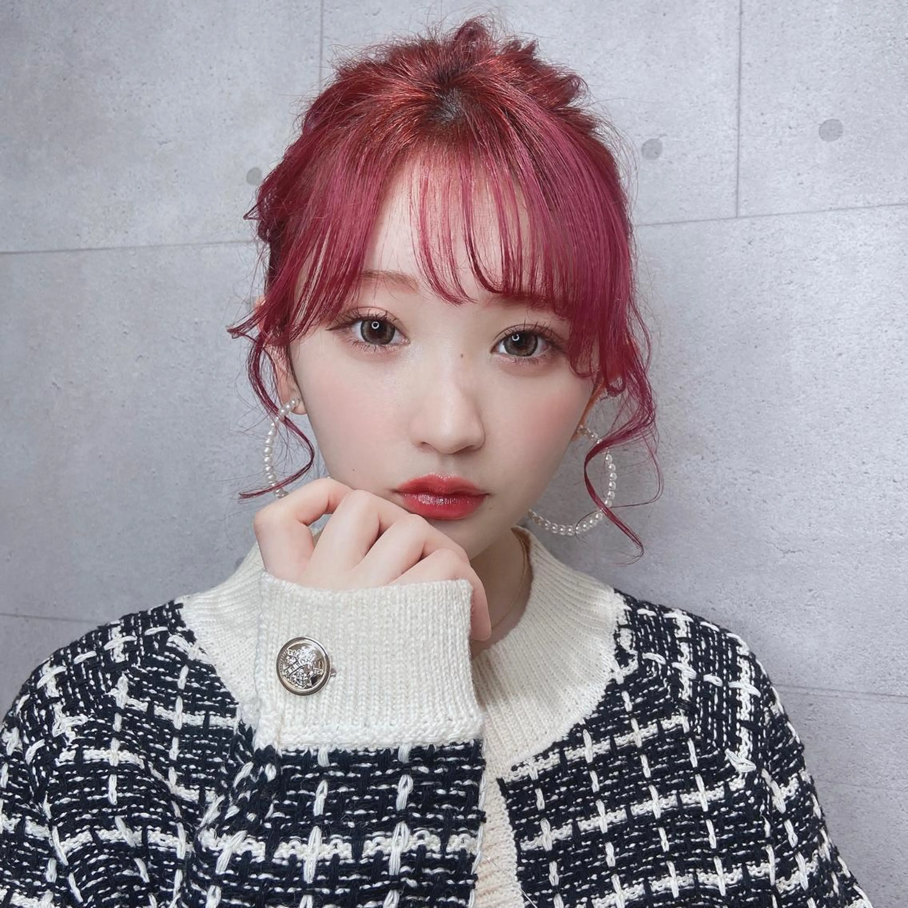 ミディアム カラー ヘアアレンジ 銀座メンズ専門🖤 小島奈々のヘアスタイル