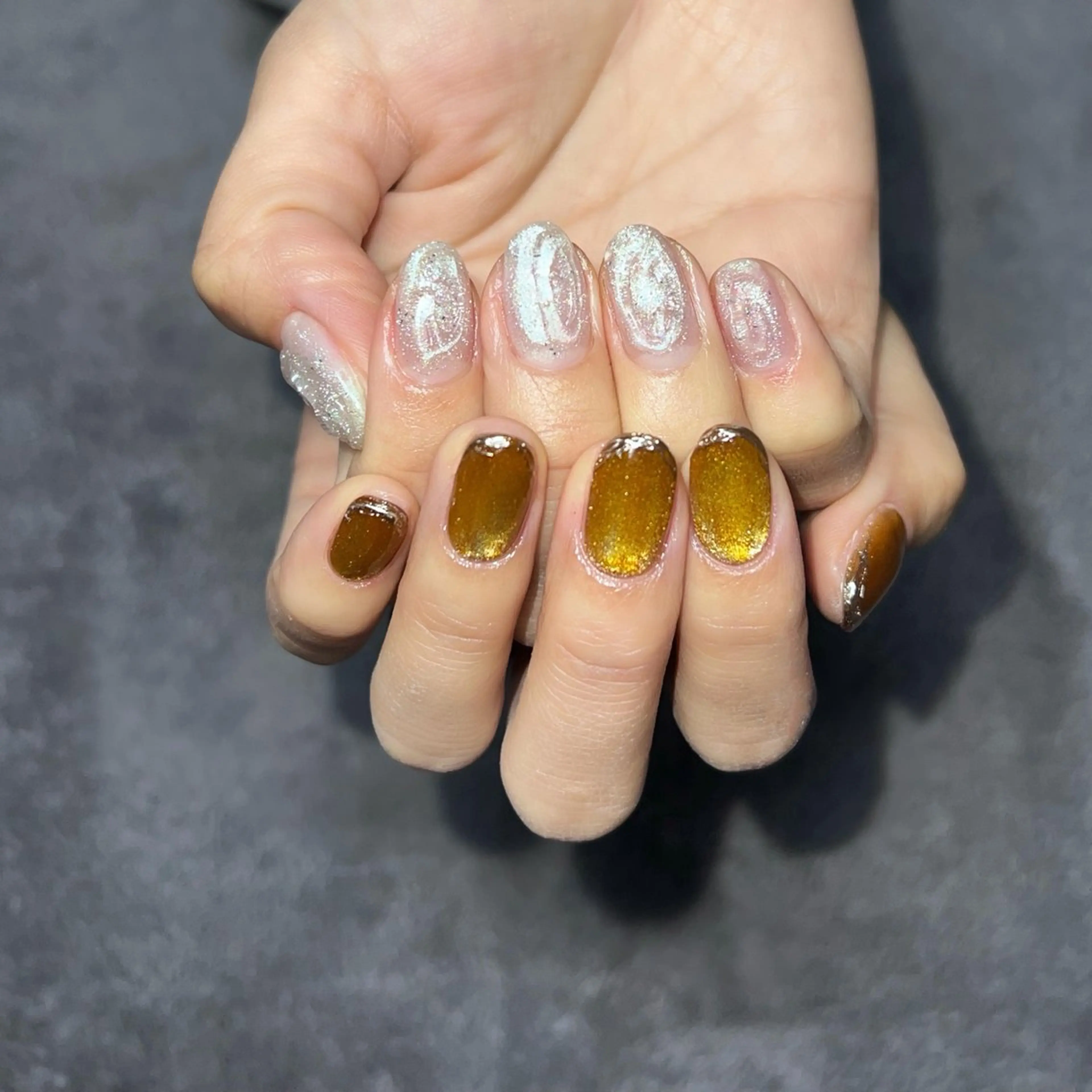 ネイル フラッシュネイル マグネットネイル ハンドネイル ハンドケア u sのネイルデザイン