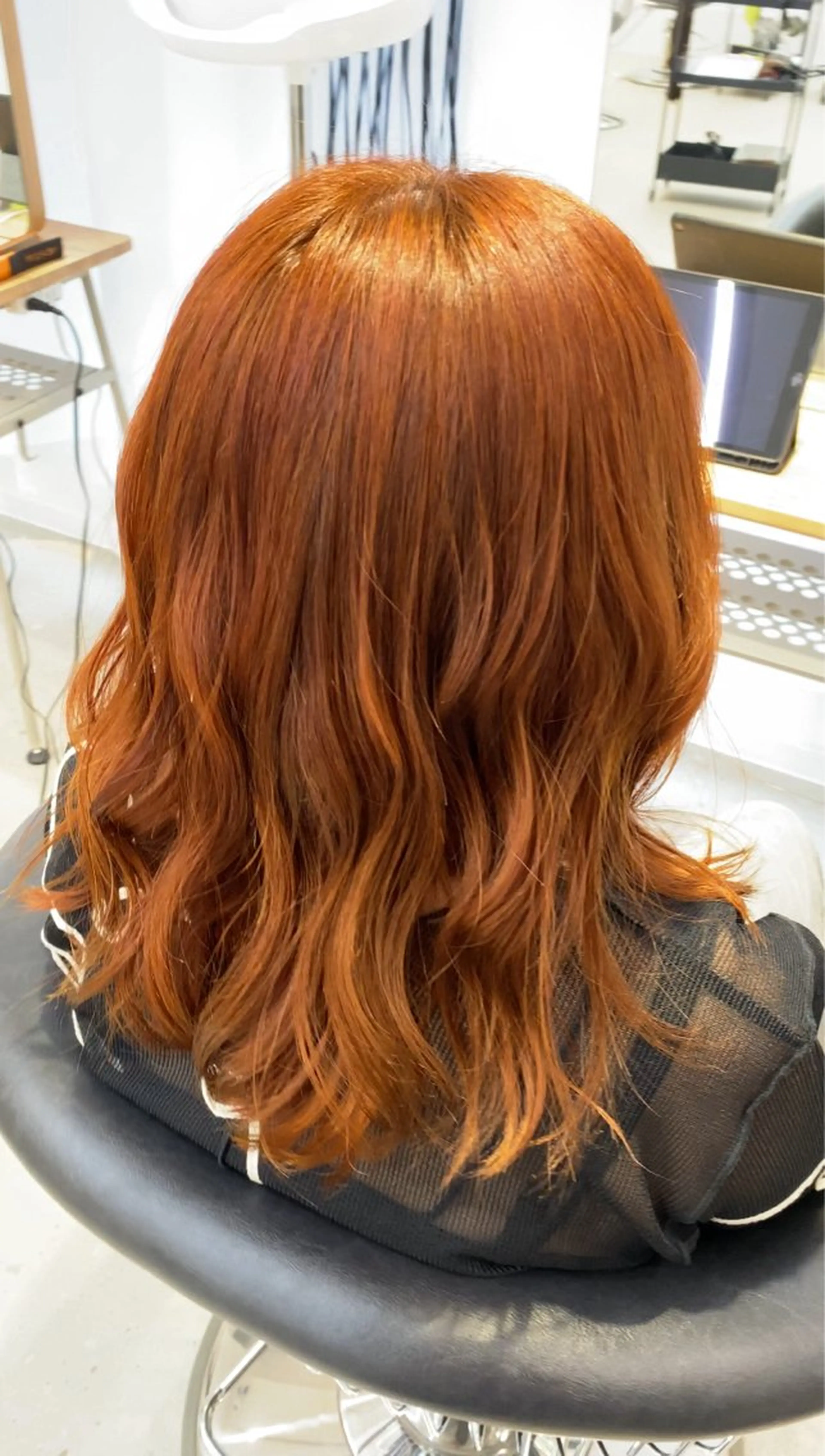 ミディアム 小川 凜華のヘアスタイル