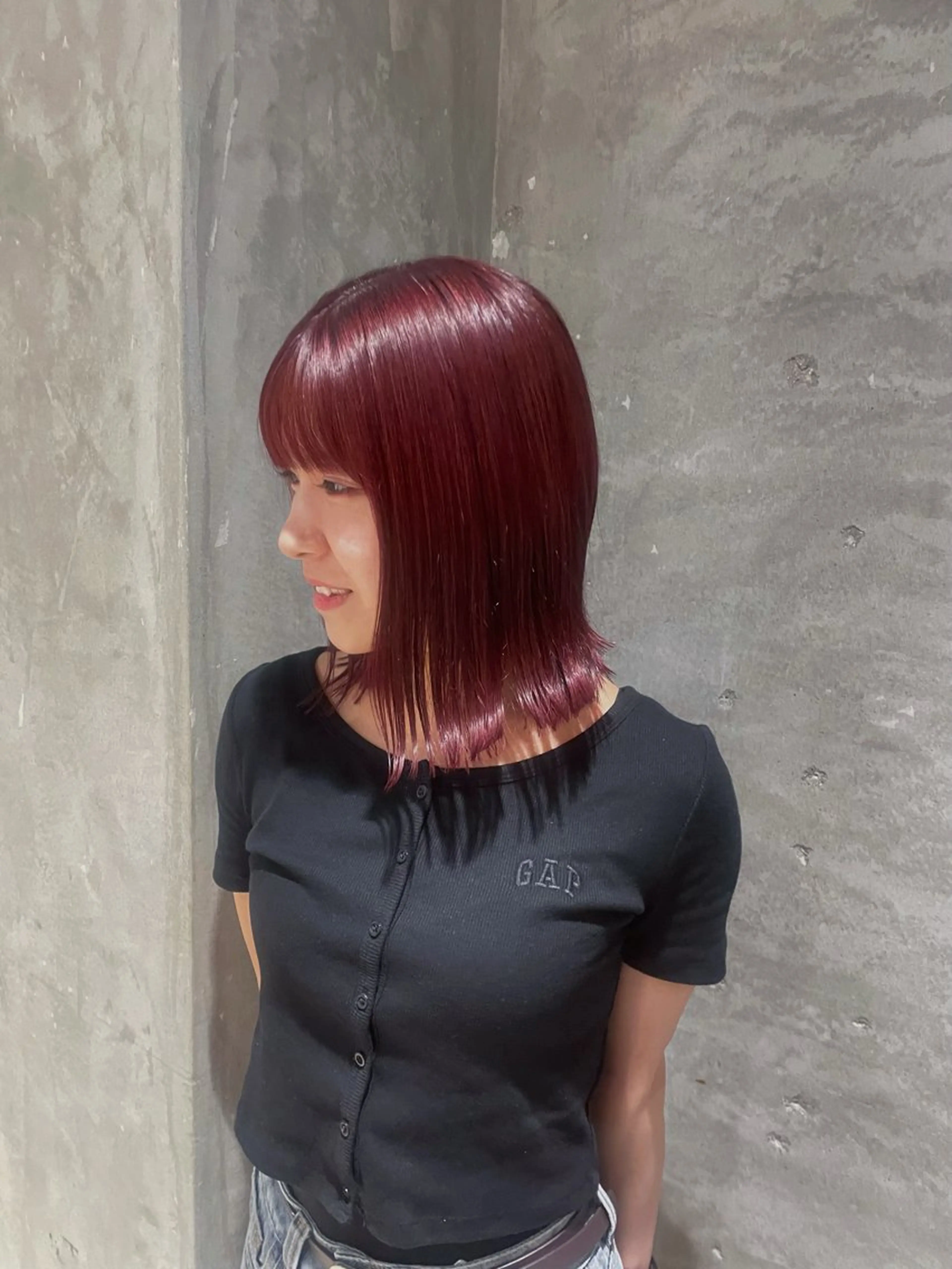 ミディアム asada makotoのヘアスタイル