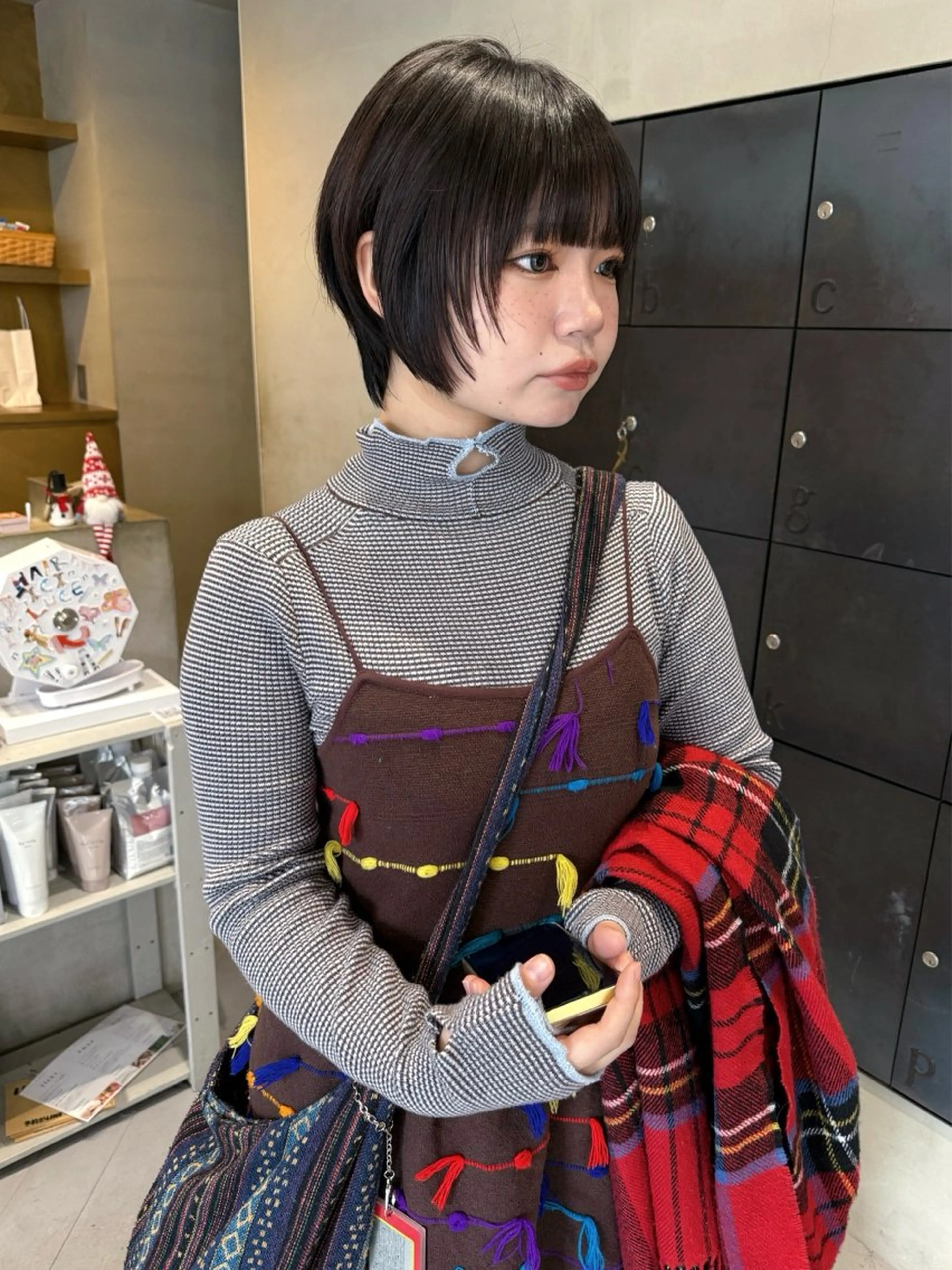 ショート ハッシュカット saki / ボブ /レイヤーのヘアスタイル