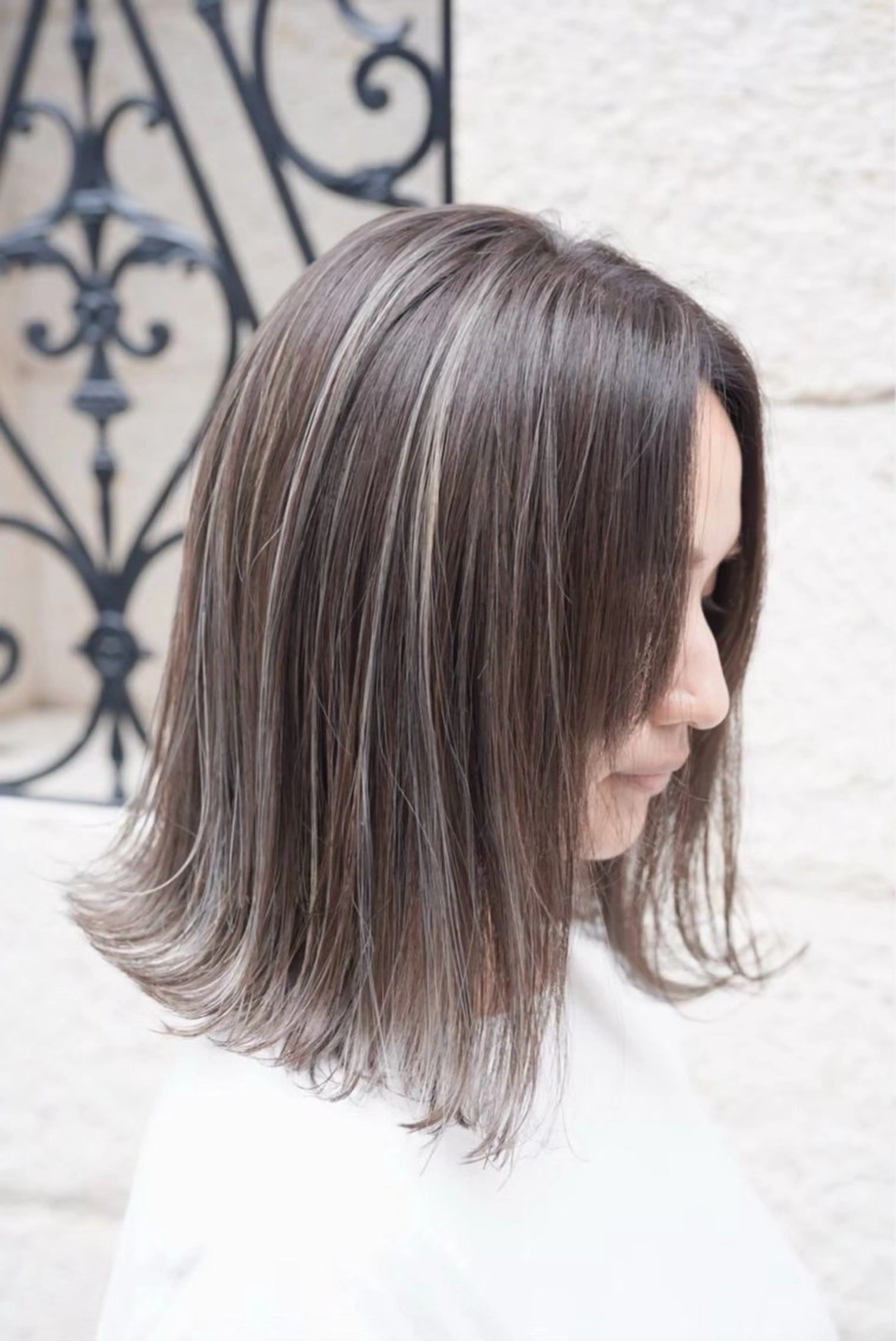 ミディアム カラー 🎀 ひ な 🎀のヘアスタイル