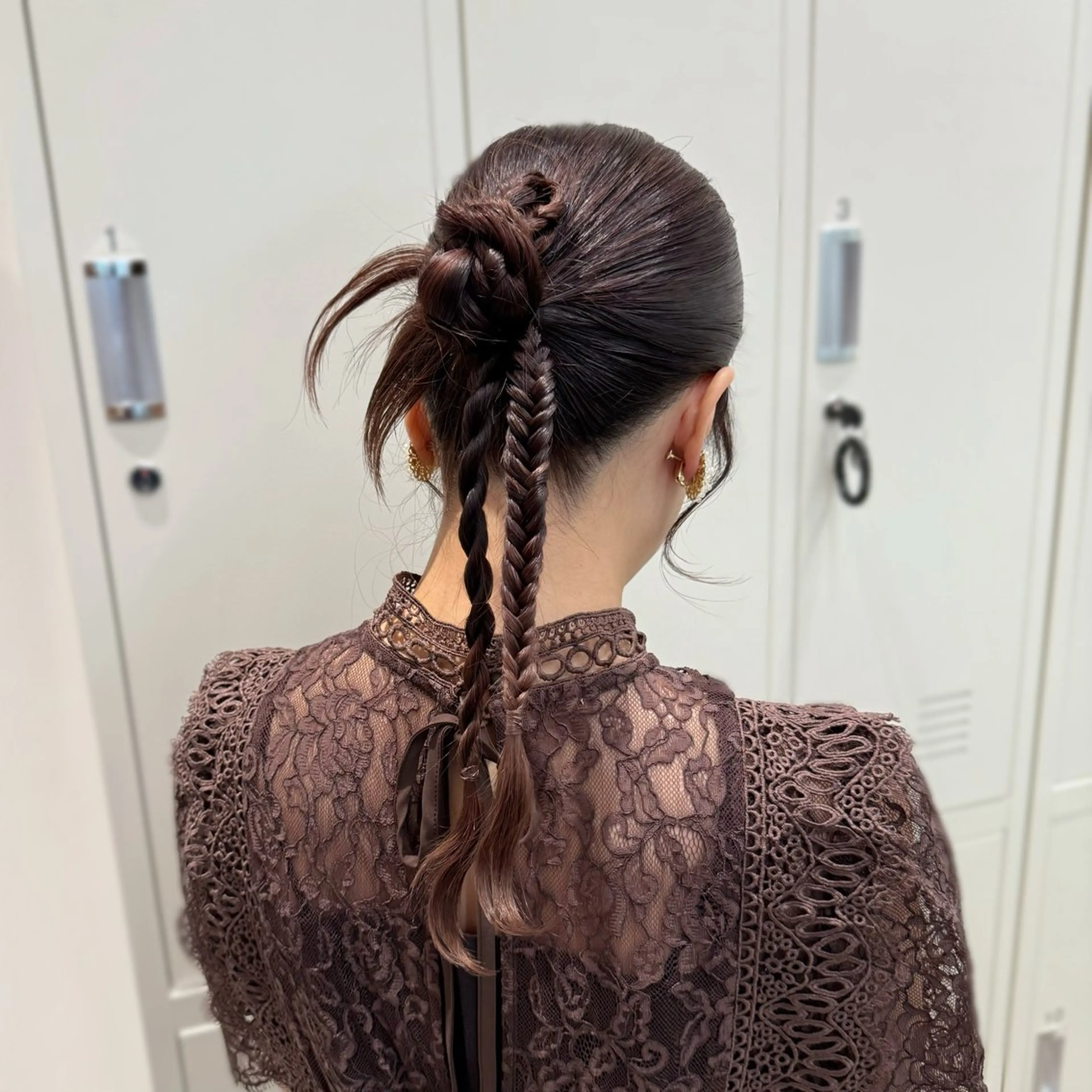 セミロング ヘアアレンジ ヘアセット 縮毛矯正+モテカラー 🎀✨MIHOのヘアスタイル