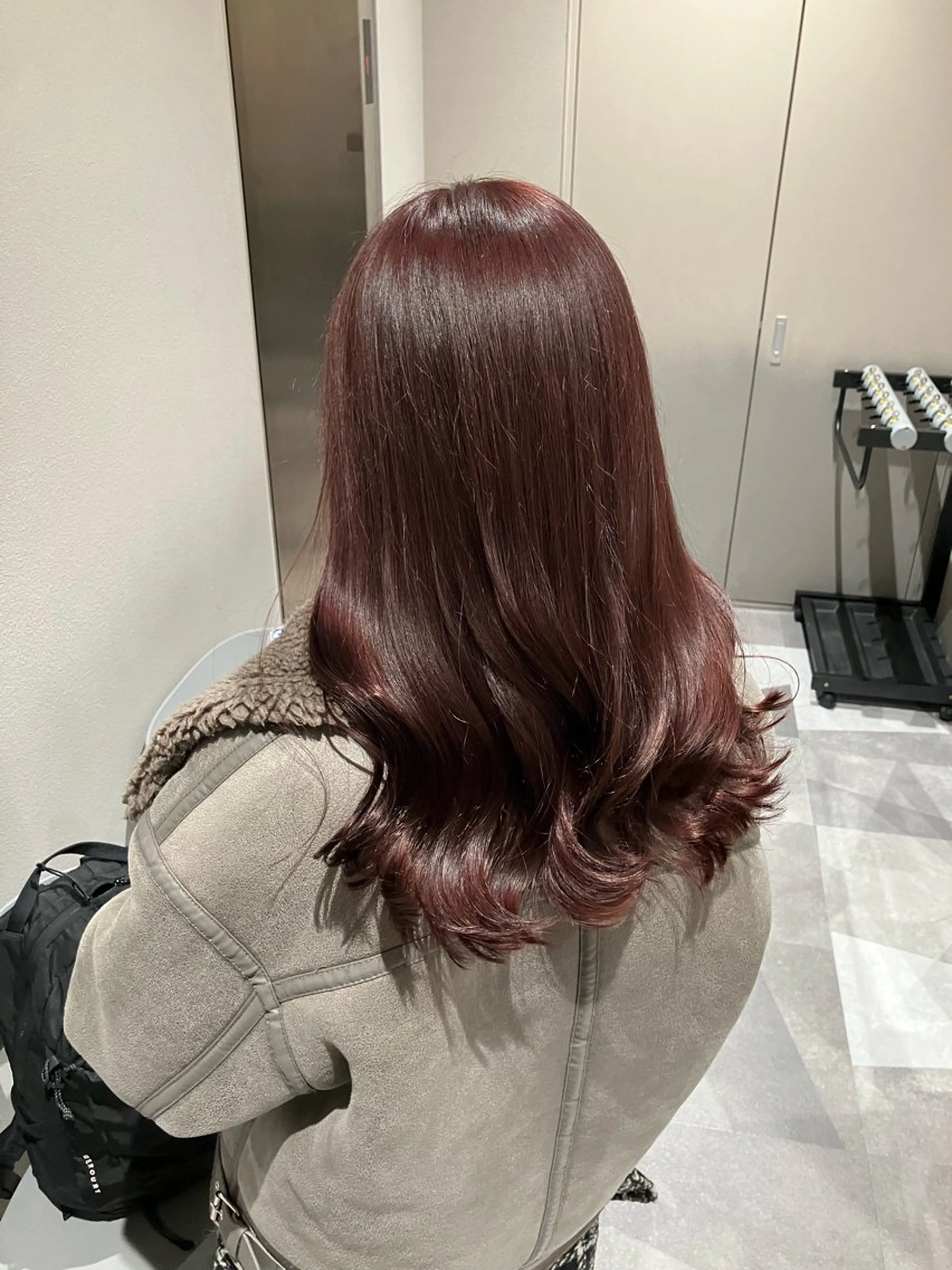 ロング カラー カット ヘアカラー トリートメント 💖ブリーチなし透明 感💖ASAHIのヘアスタイル