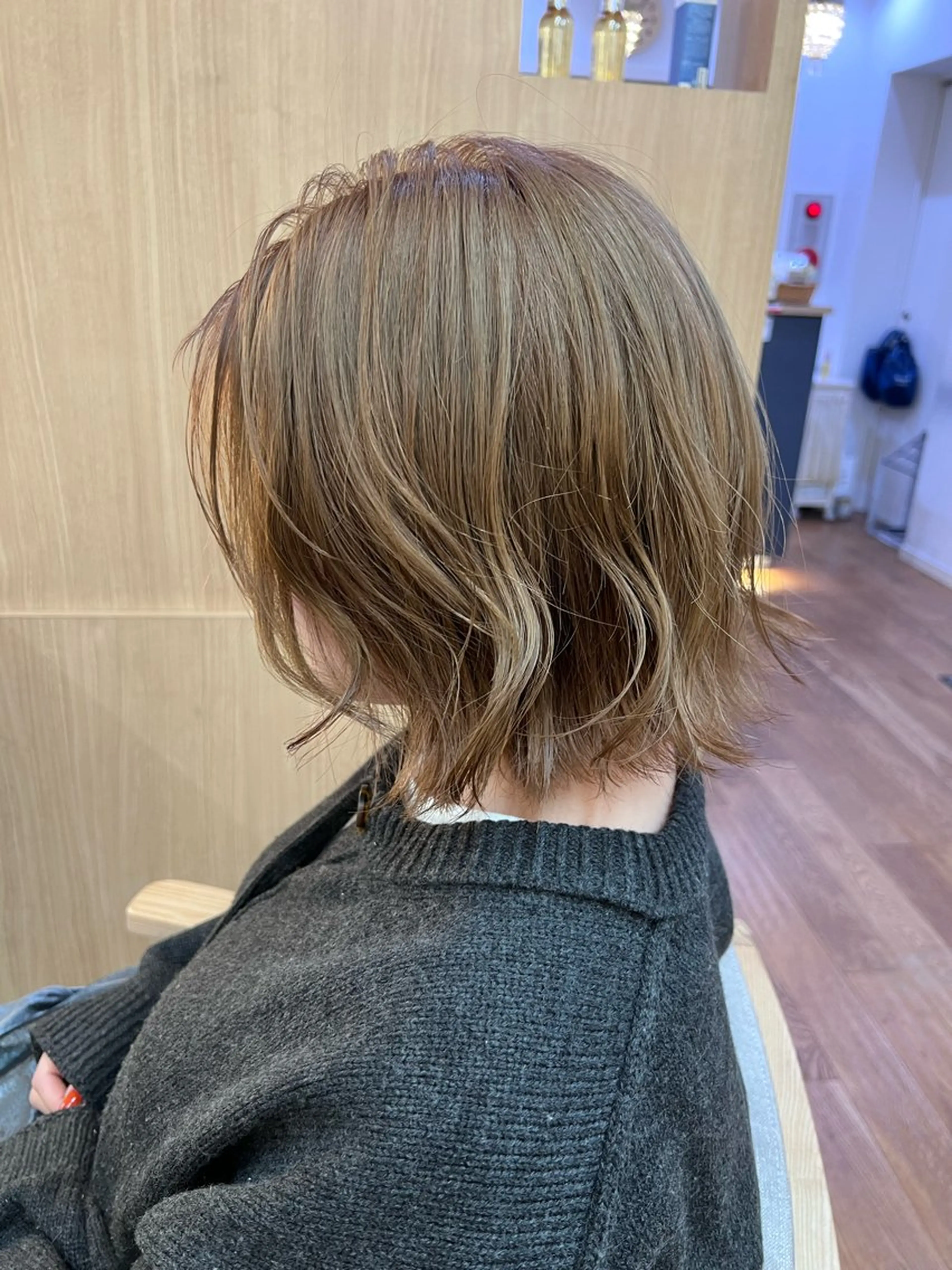 カラー ヘアカラー トリートメント ✂︎HITOMI✂︎ 副店長のヘアスタイル