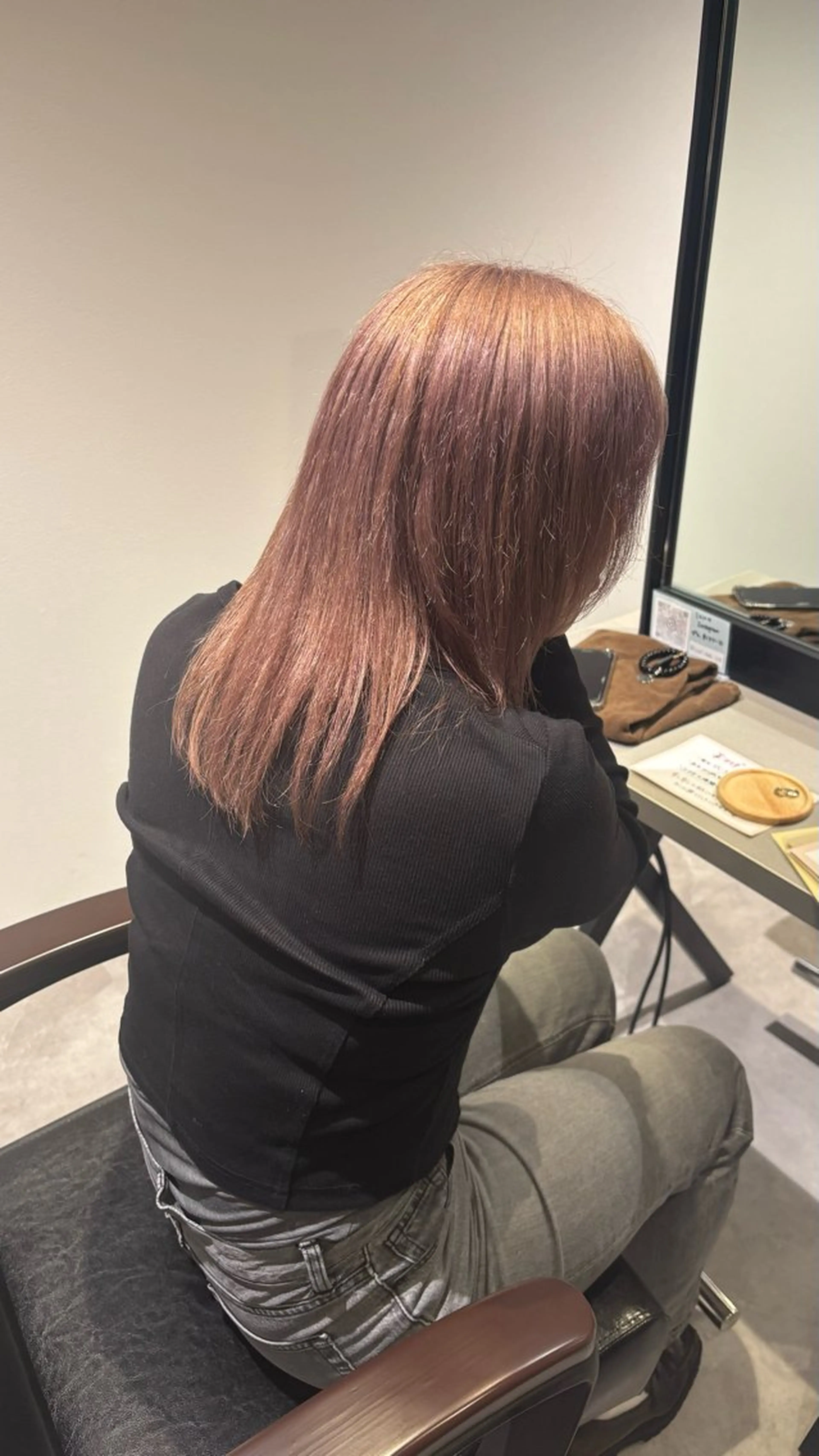 ロング カット ヘアカラー YURINO /ボブ ベージュ/ハイトーンのヘアスタイル