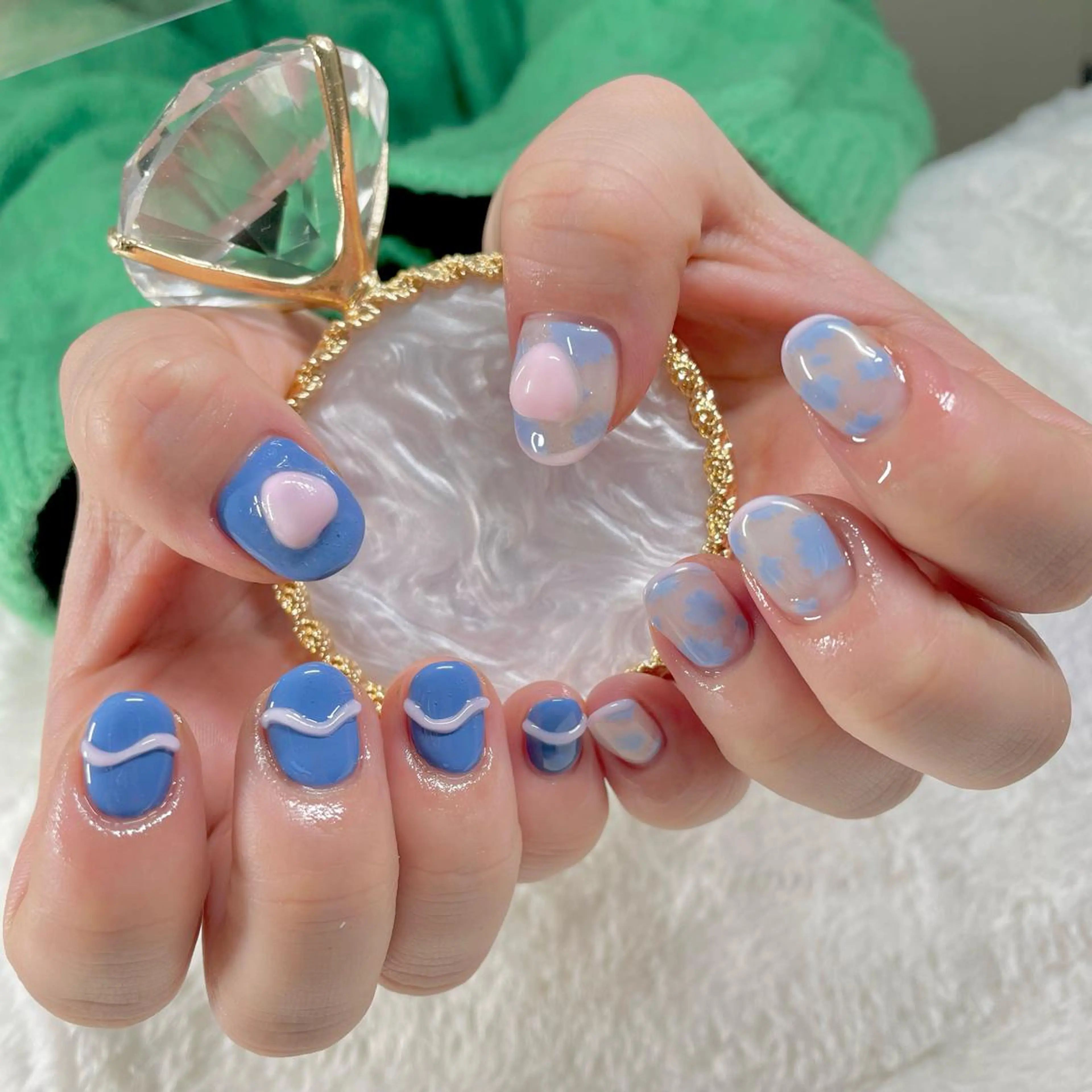 ネイル ジェルネイル ハート J terrace Nailのネイルデザイン