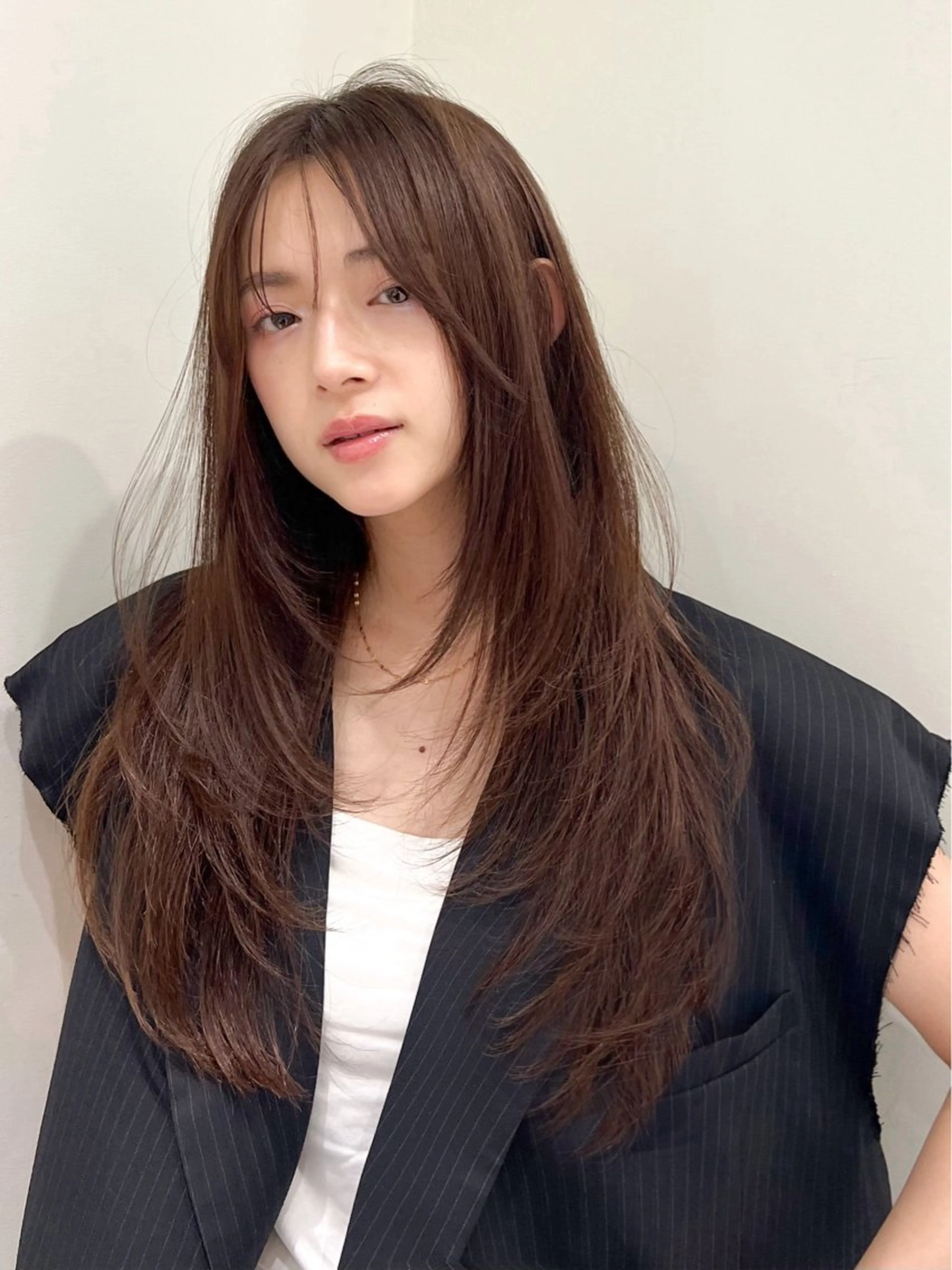 セミロング 表参道/レイヤー カット/ryoのヘアスタイル
